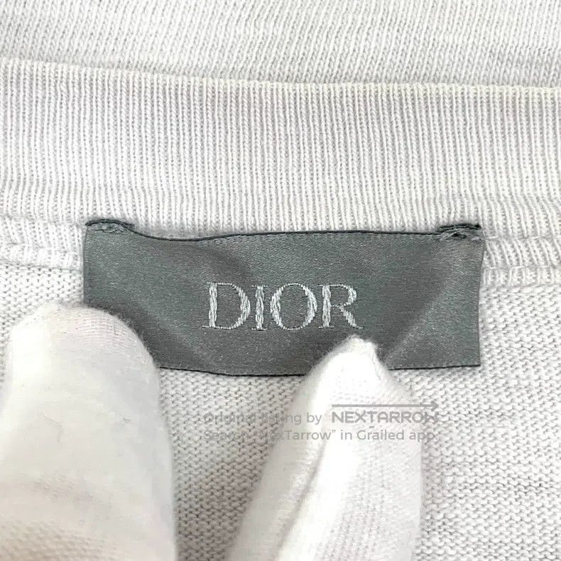 Dior Dior White floral logo letter embroidery cotton round-neck Size US M / EU 48-50 / 2 - 5 Thumbnail