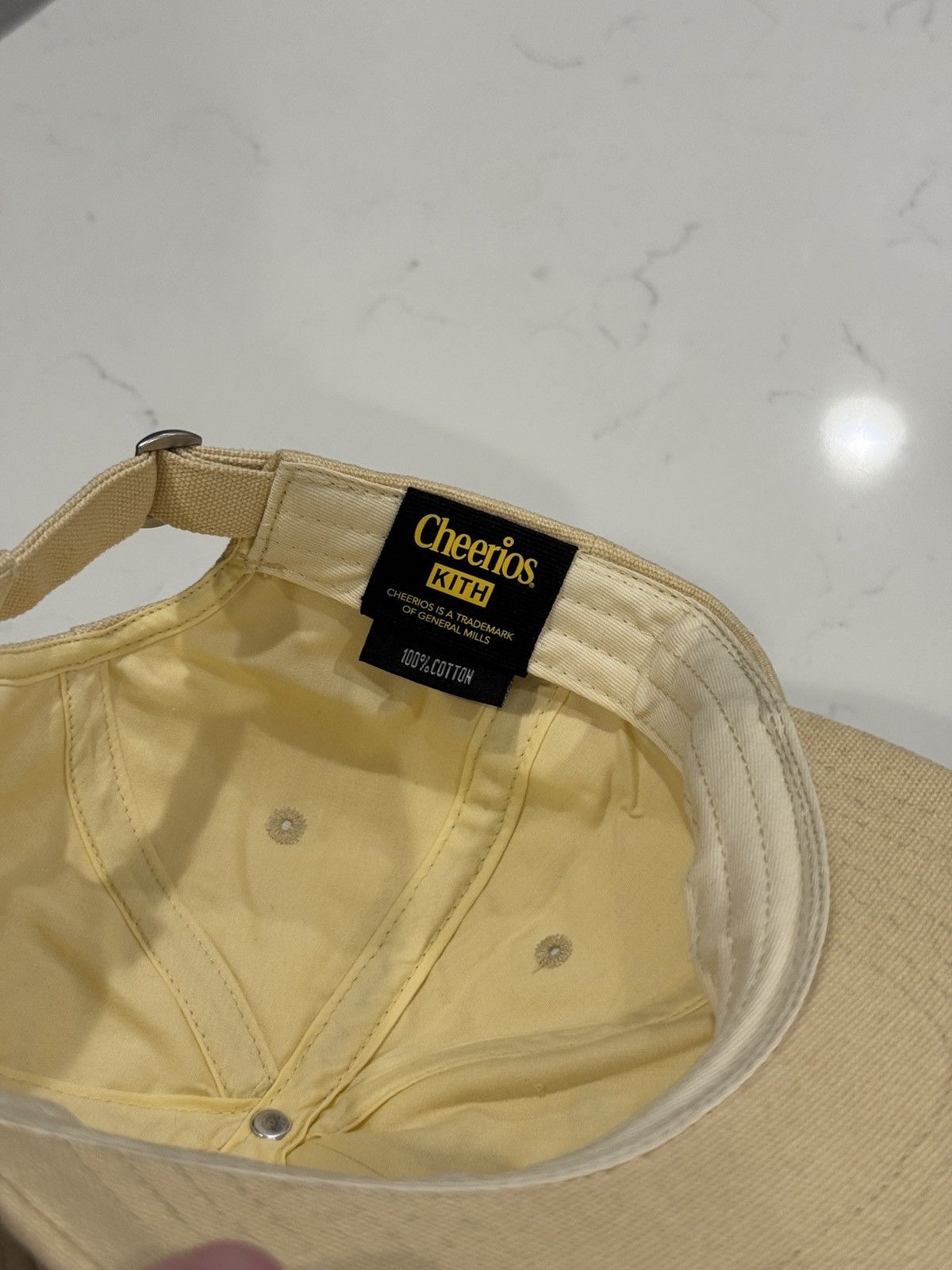 Kith Kith x Cheerios Mens Natural Canvas Cap Treats Brand NEW Size ONE SIZE - 6 Thumbnail