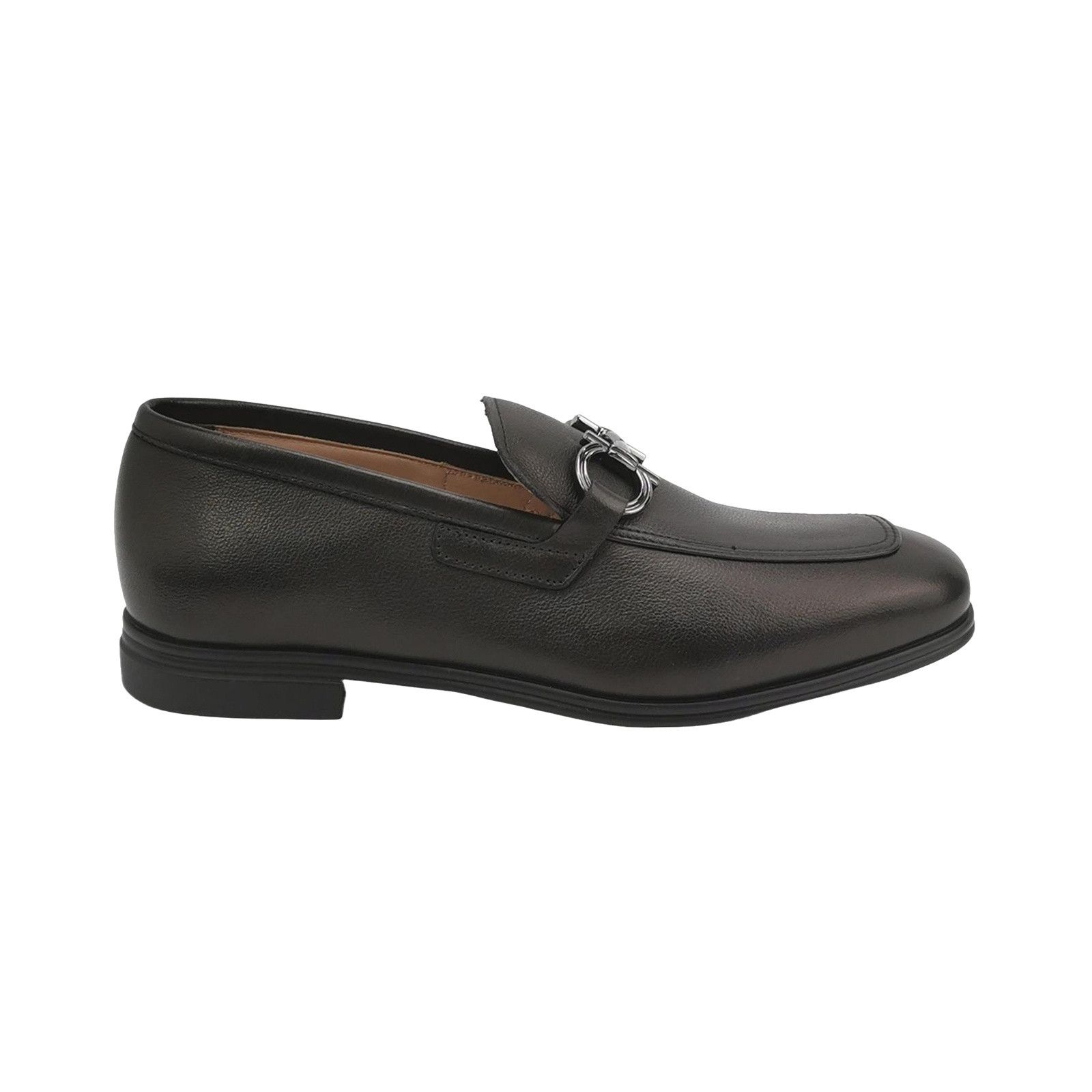 Salvatore Ferragamo Salvatore Ferragamo Gancini Leather Loafers 5.5 Size US 6 / EU 39 - 1 Thumbnail