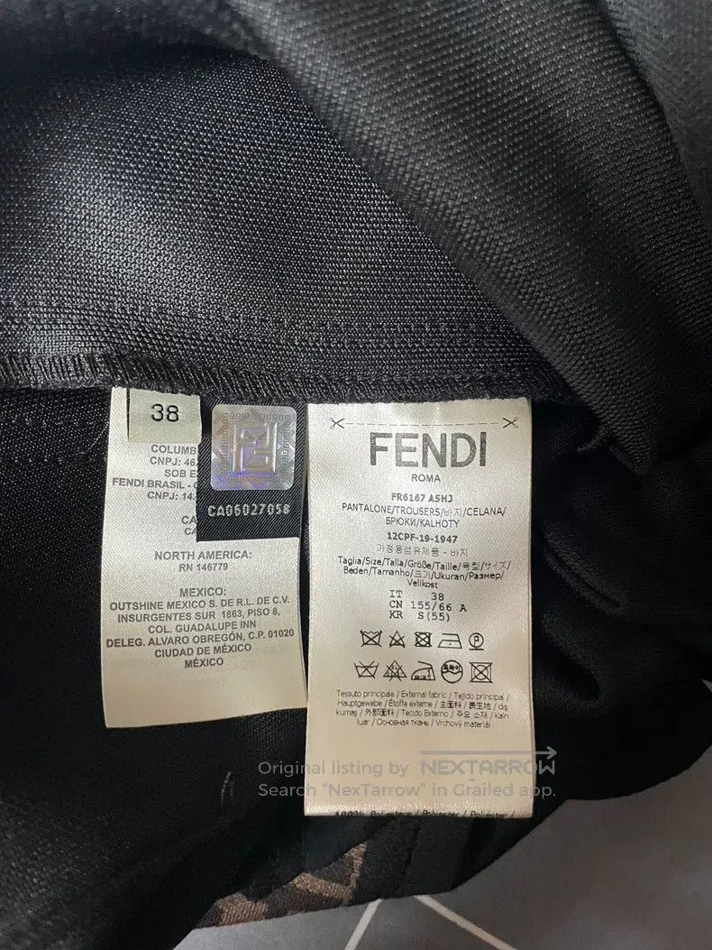 Fendi Fendi Long pants dress pants Size 25" / US 0 / IT 36 - 5 Thumbnail