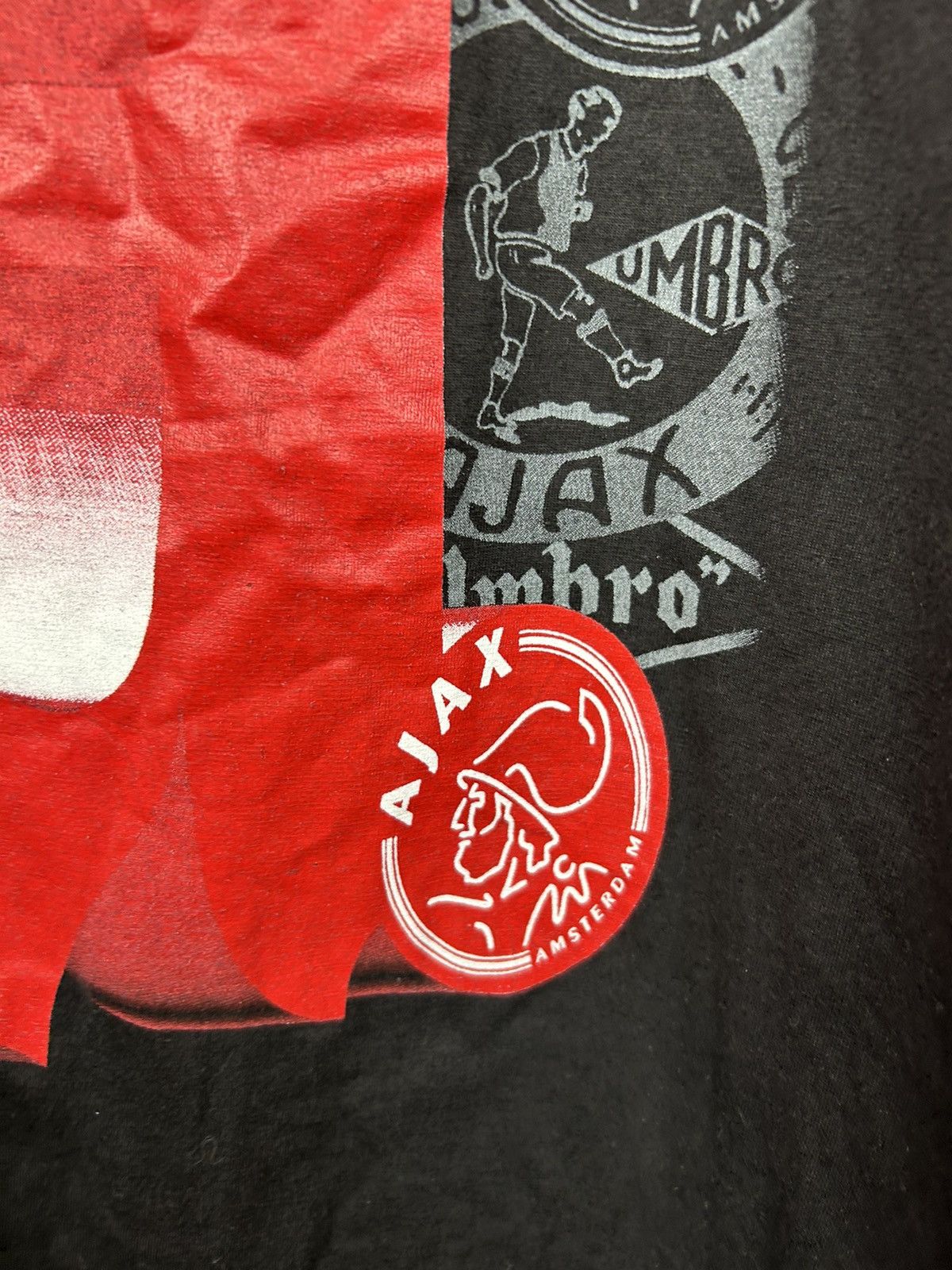 Umbro Vintage Umbro Ajax Jersey Cotton T shirt Size US M / EU 48-50 / 2 - 11 Thumbnail