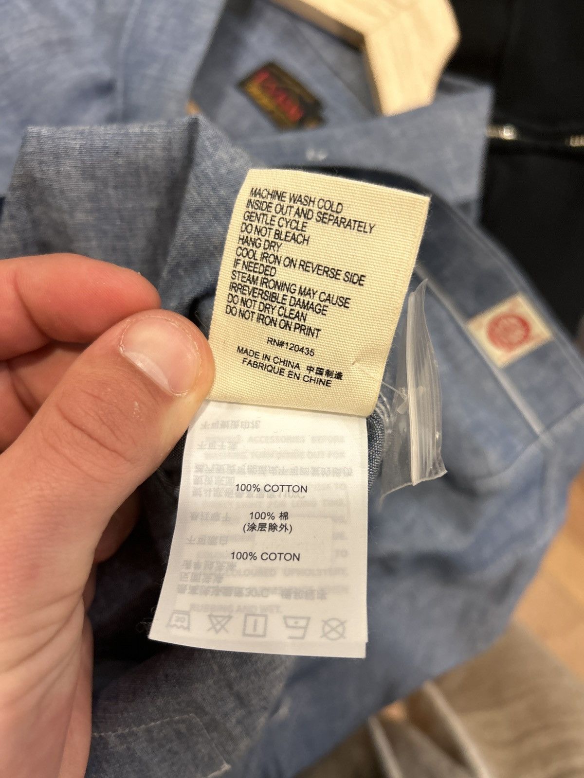 Evisu × Palace Palace X Evisu Button Up Shirt Size US XL / EU 56 / 4 - 6 Thumbnail