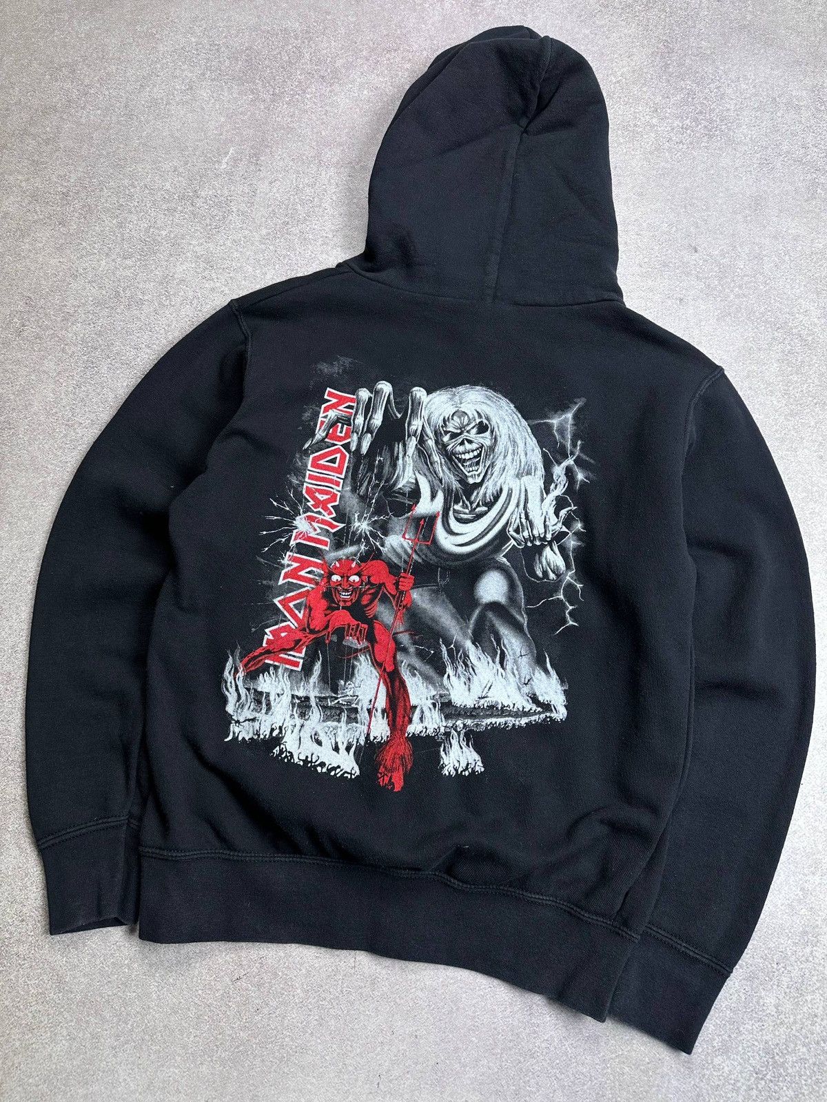 Band Tees Vintage Iron Maiden The Number Of The Beast Promo Hoodie m Size US M / EU 48-50 / 2 - 4 Thumbnail