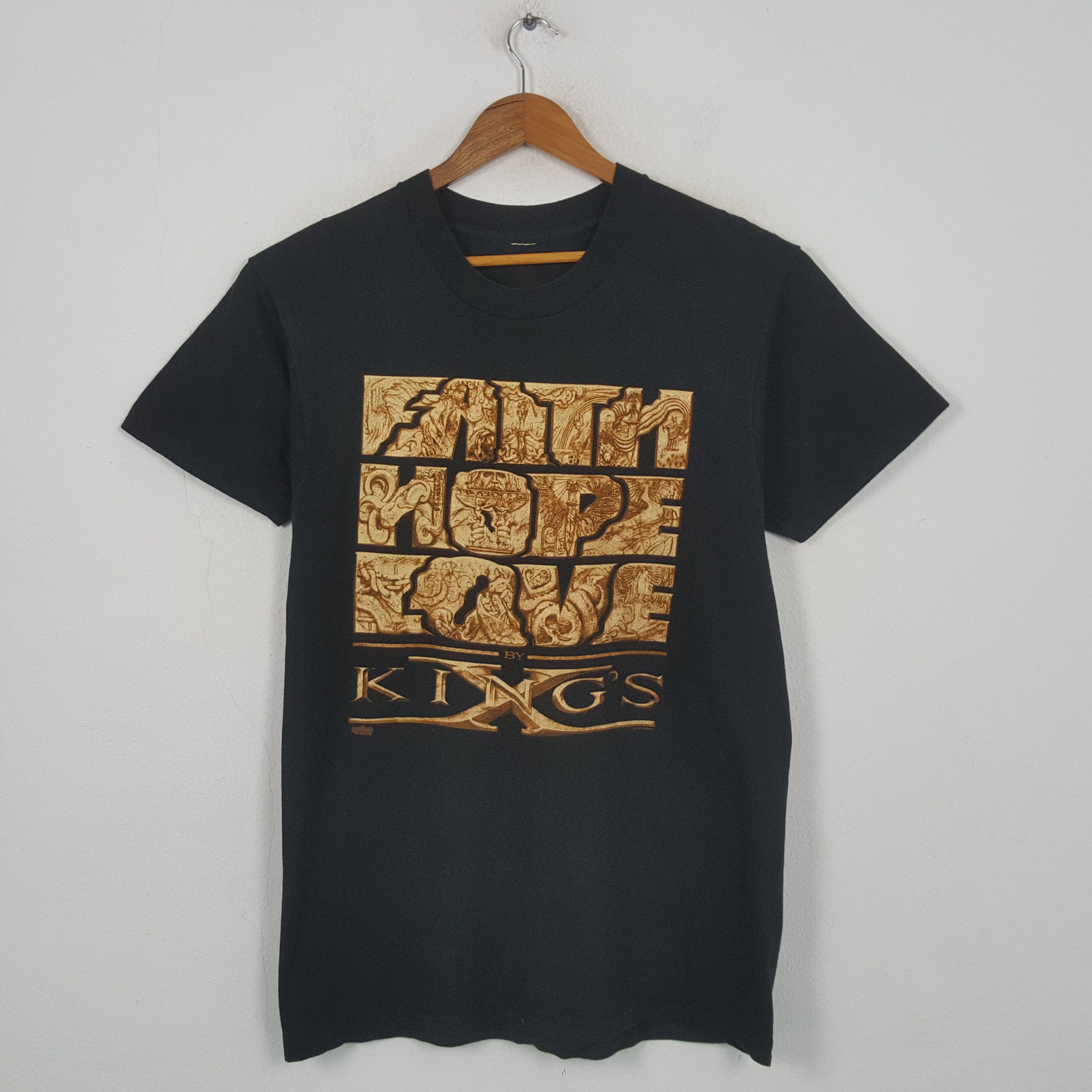 Band Tees Vintage King's X us Rock Band Faith Hope Love T-shirt RR1 Size US M / EU 48-50 / 2 - 1 Thumbnail