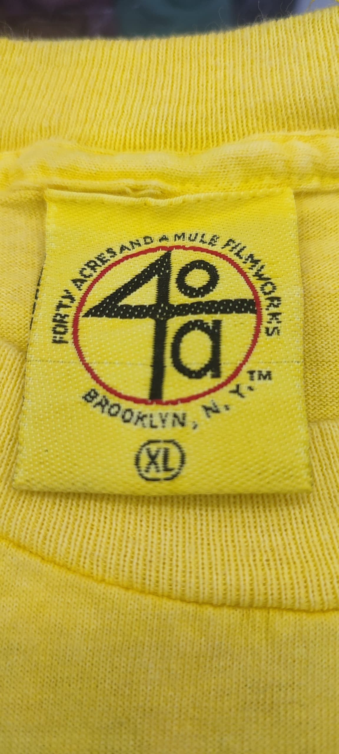 Vintage VINTAGE 90s acres and a mule spike lee single stitch tee Size US XL / EU 56 / 4 - 7 Thumbnail