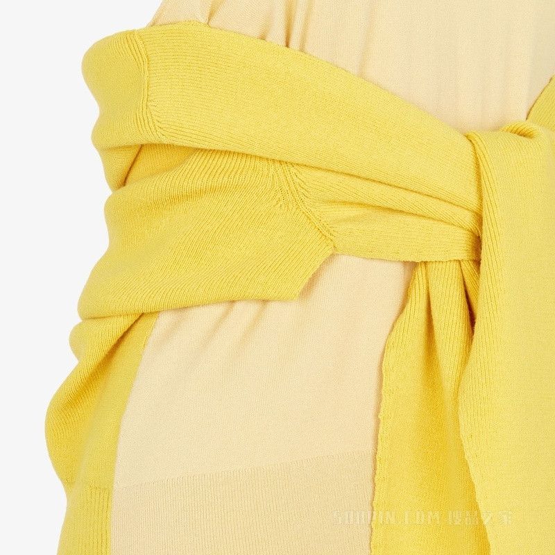 Fendi o1s1wg110825 Tops in Light Yellow Size S / US 4 / IT 40 - 3 Thumbnail