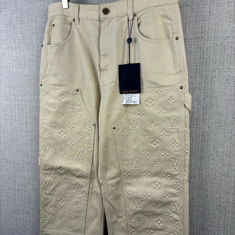 Louis Vuitton Louis Vuitton Lumber Embossed Logo Jeans Size US 33 - 2 Thumbnail
