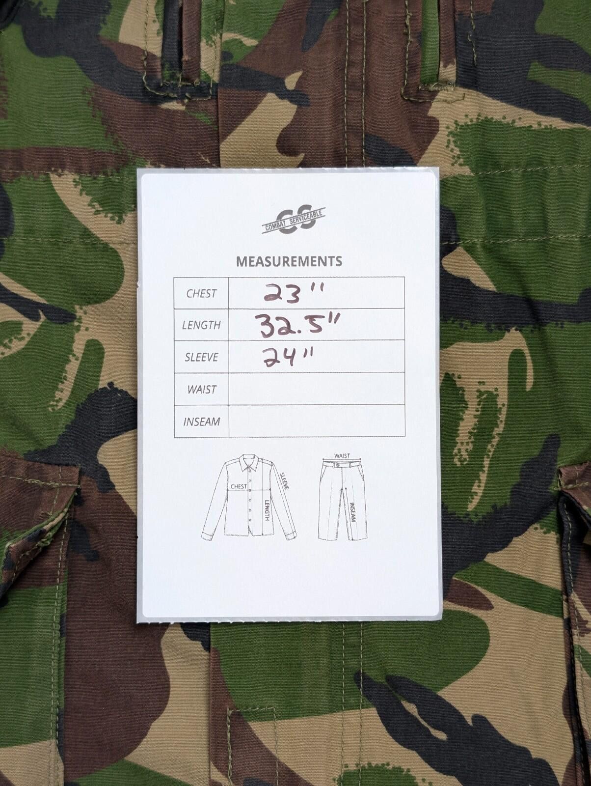 Other British Army Woodland DPM Combat Smock 2000s Era - Small Size ONE SIZE - 6 Thumbnail