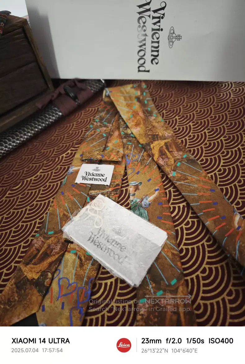 Vivienne Westwood Vivienne Westwood Archival collection genuine tie, painted Size ONE SIZE - 5 Thumbnail