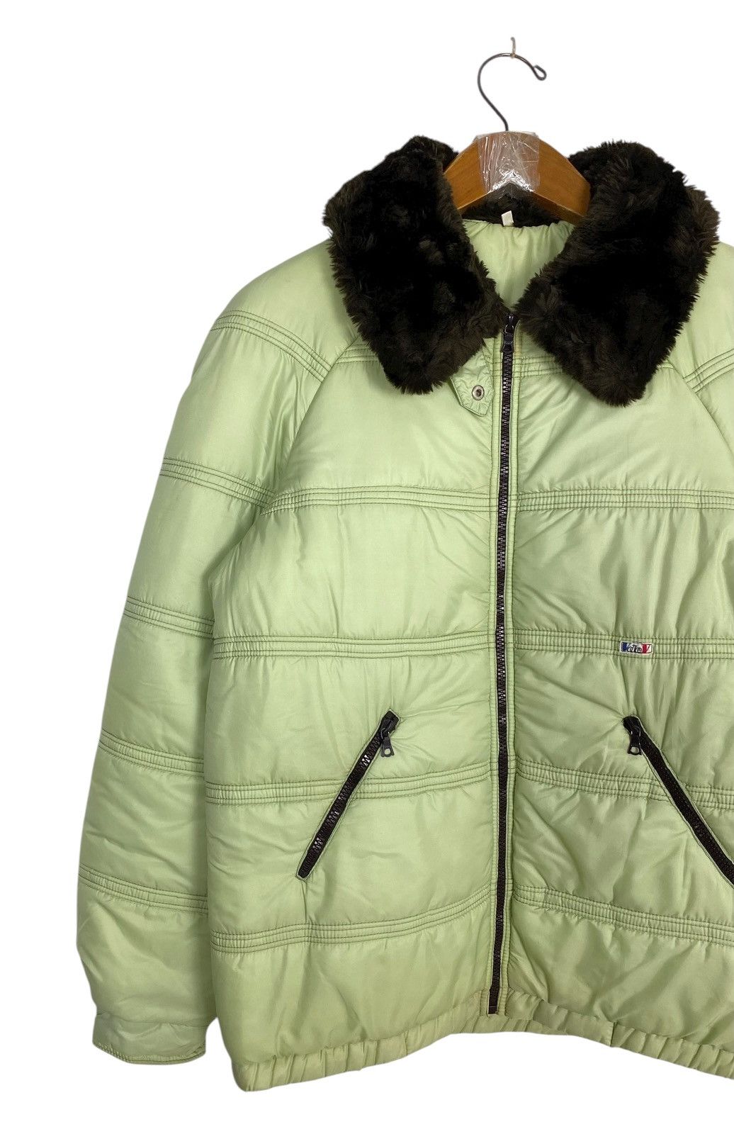 Vintage Rare‼️ Vtg Vdev Quilted Puffer Faux Fur Collar Riri France Size M / US 6-8 / IT 42-44 - 2 Thumbnail