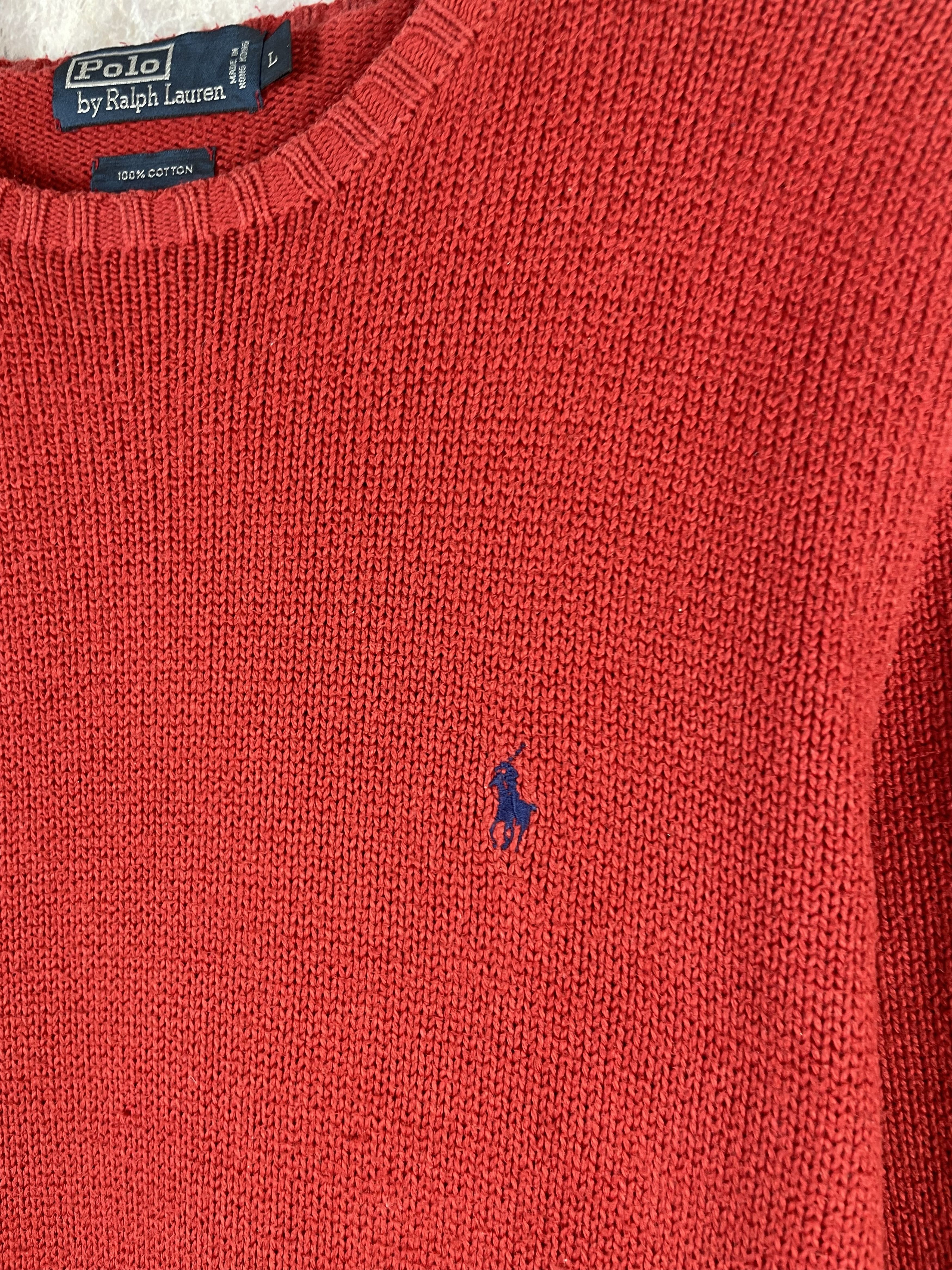 Polo Ralph Lauren Polo Ralph Lauren vintage knit sweater Size US L / EU 52-54 / 3 - 4 Thumbnail