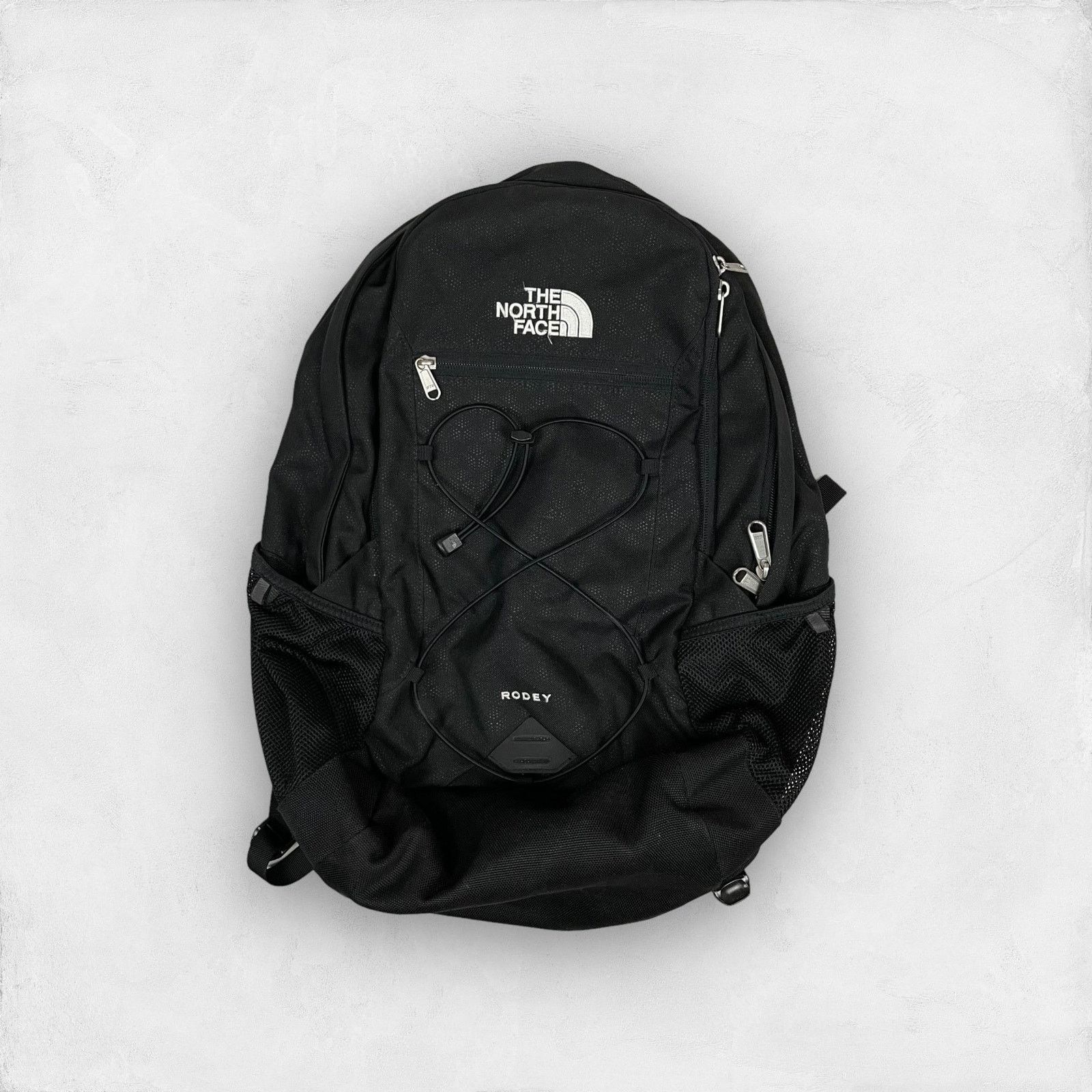 The North Face The North Face Rodey Men's Black Classic Bungee Backpack Bag Size ONE SIZE - 1 Thumbnail