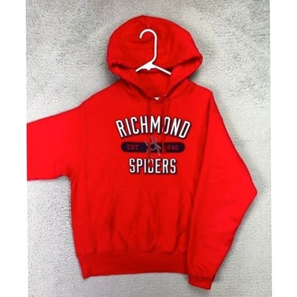 Champion VINTAGE Champion Sweatshirt Mens Medium Reverse Weave Red Richmond Spiders Hoodie Pullover Size US M / EU 48-50 / 2 - 3 Thumbnail