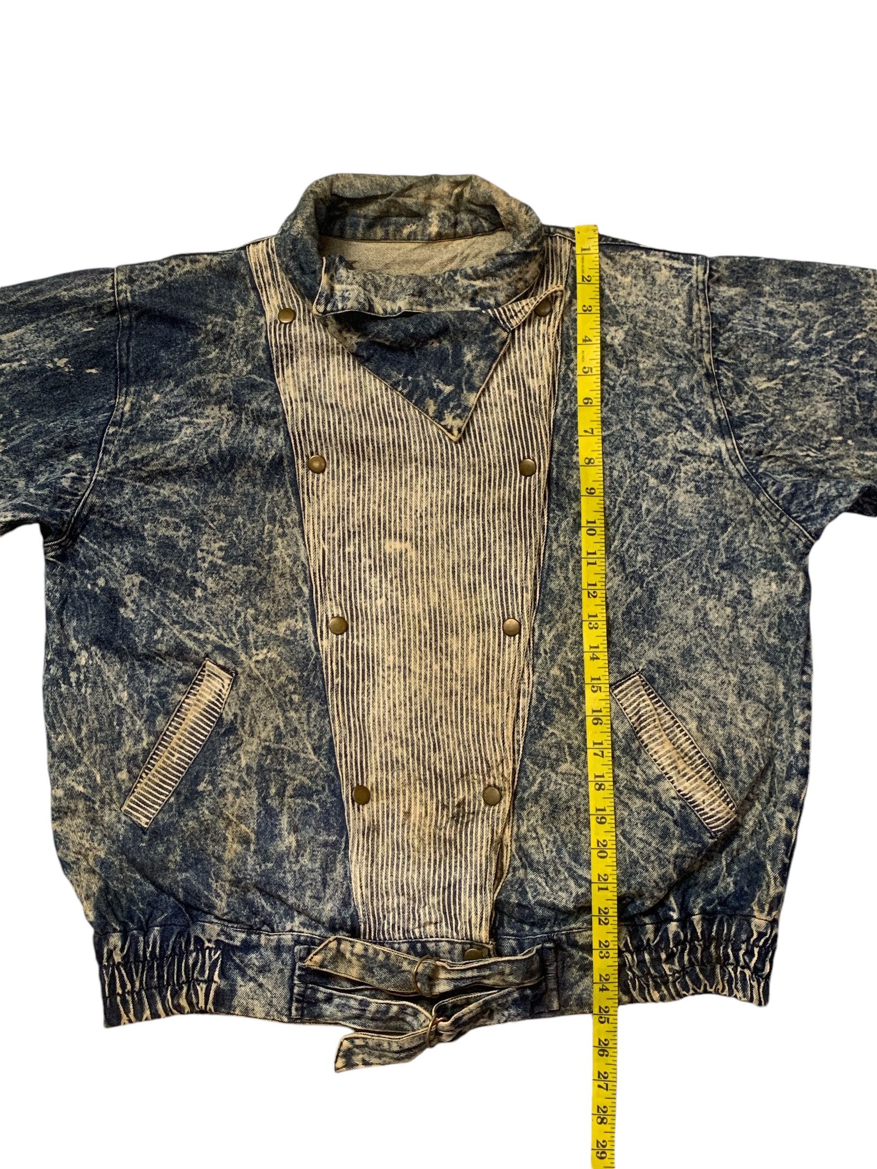 Japanese Brand × Vintage Rare Design Vintage Unknown Brand Denim Jackets Size L / US 10 / IT 46 - 7 Thumbnail