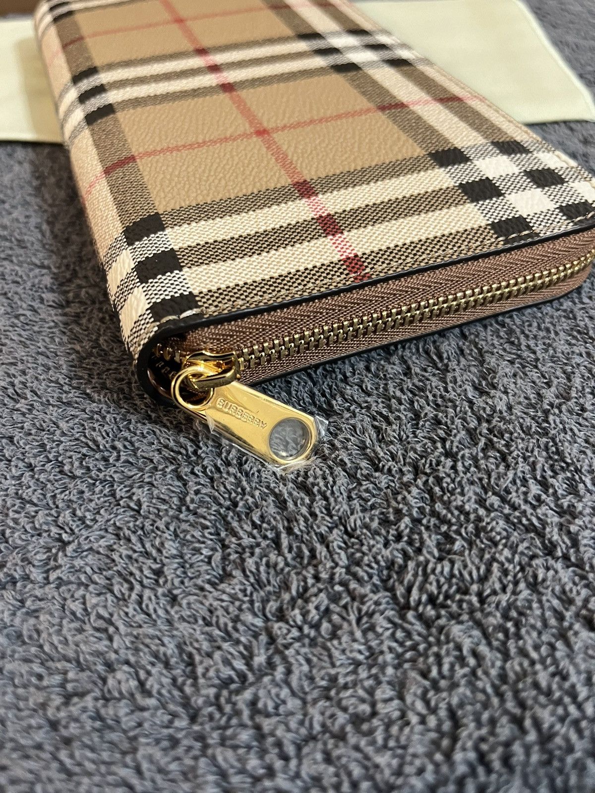 Burberry Burberry Check Zip Wallet Size ONE SIZE - 8 Thumbnail