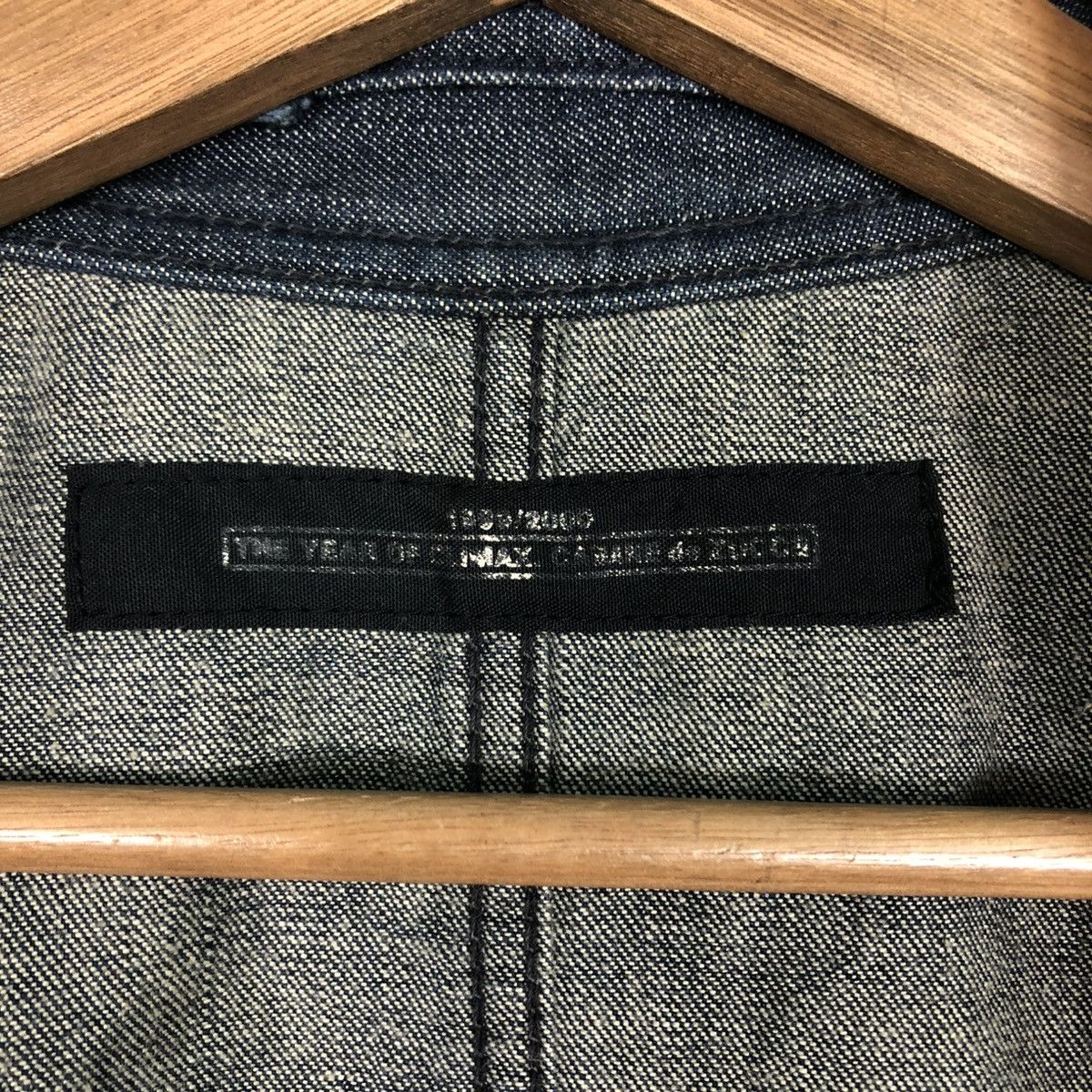 Issey Miyake 🔥1999/2000 VINTAGE DENIM WORK JACKET ZUCCA ISSEY MIYAKE Size US M / EU 48-50 / 2 - 19 Thumbnail