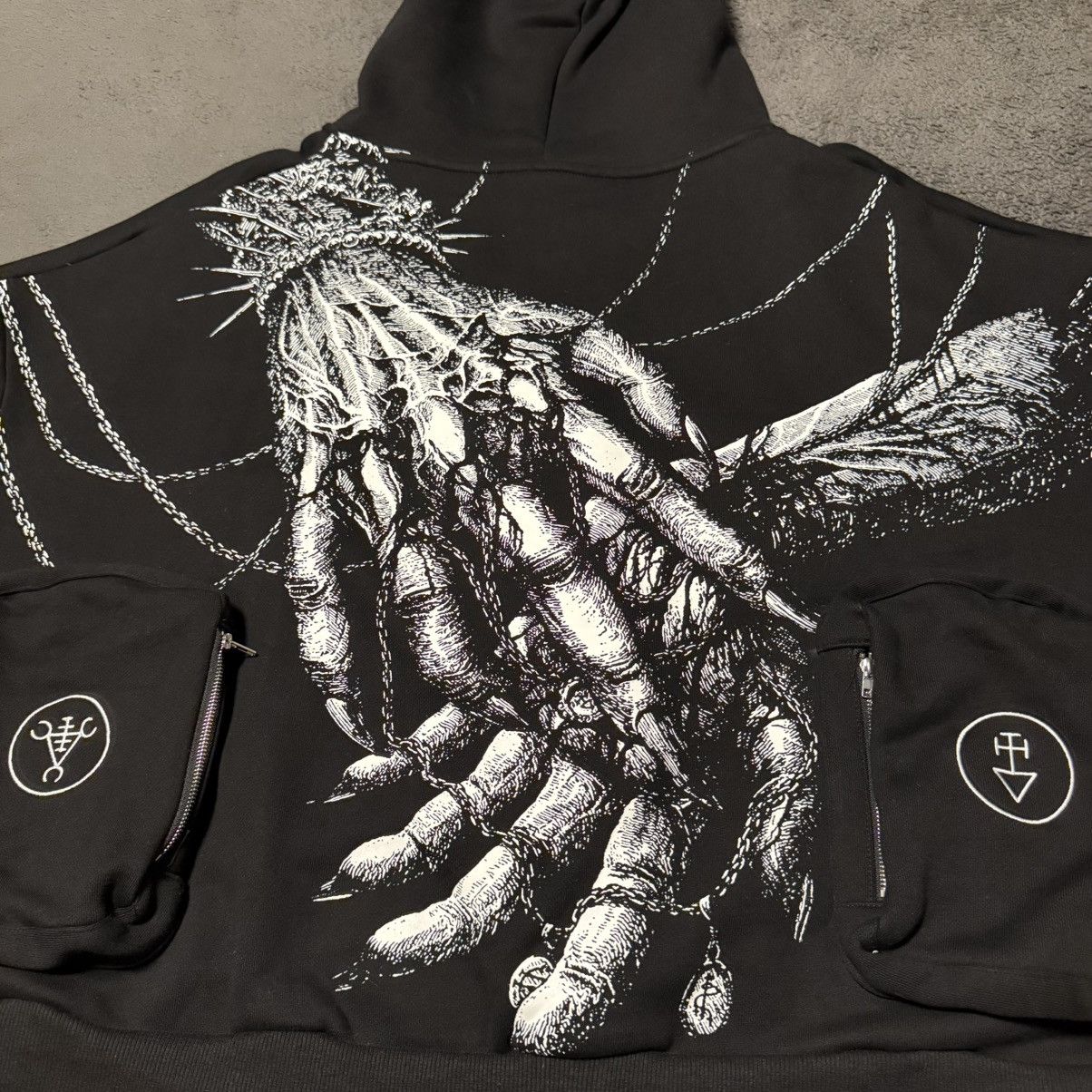 Other SHADES FROM A VEIN OVERSIZED ZIP UP HOODIE EPROM ALIX PEREZ Size US L / EU 52-54 / 3 - 5 Thumbnail
