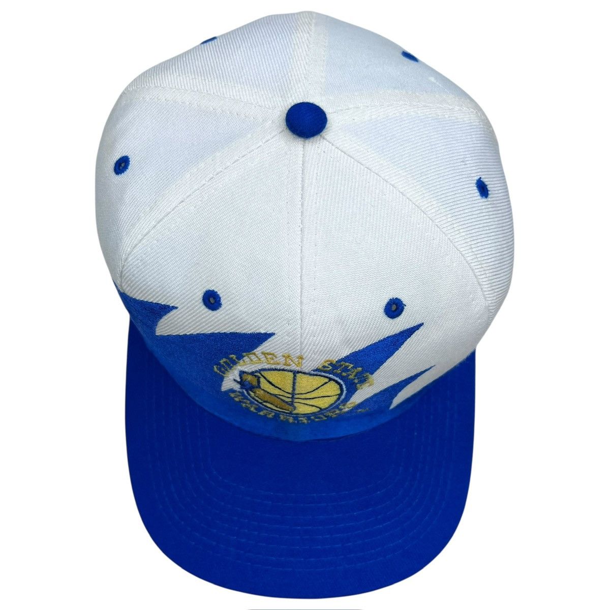 Logo Athletic NBA Golden State Warriors Logo Athletic Sharktooth Snapback Size ONE SIZE - 9 Thumbnail
