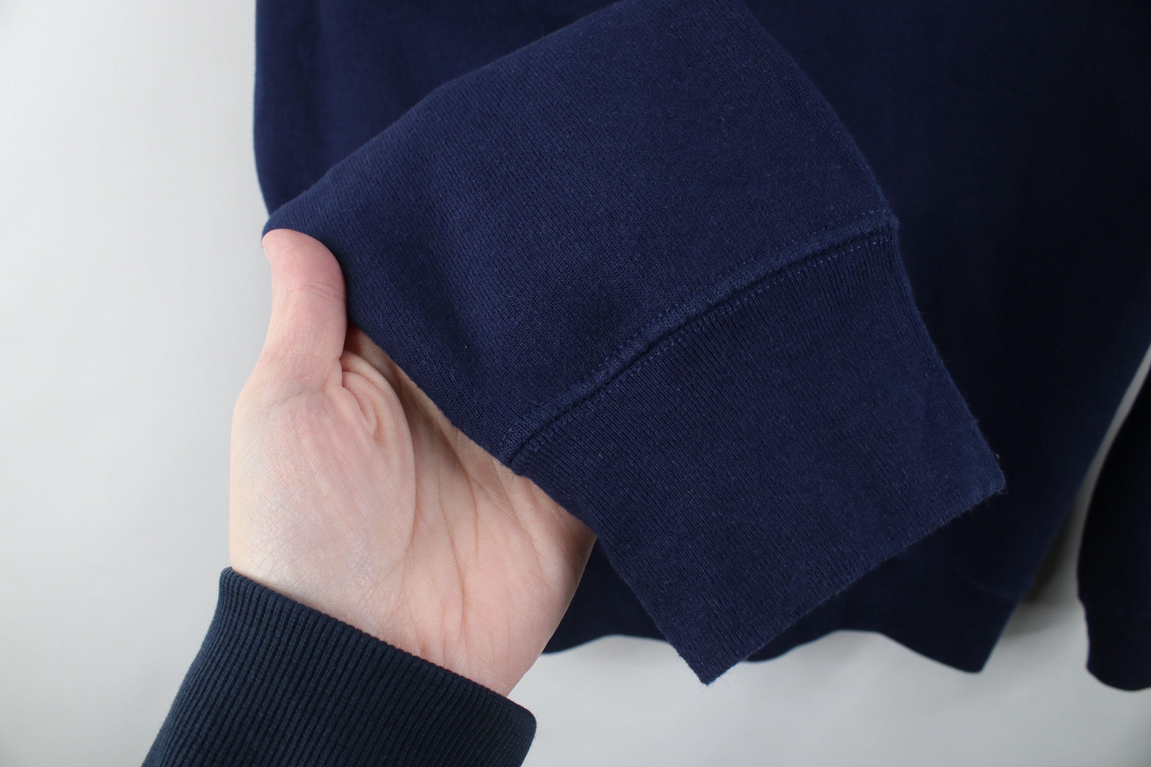 Woolrich Woolen Mills Vintage 90s Woolrich Spell Out Crewneck Sweatshirt Blue USA Size US M / EU 48-50 / 2 - 7 Thumbnail