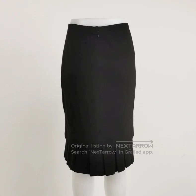 Hermes Hermes Wool Blended Solid Color Skirt Size 24" / US 00 / IT 34 - 2 Thumbnail