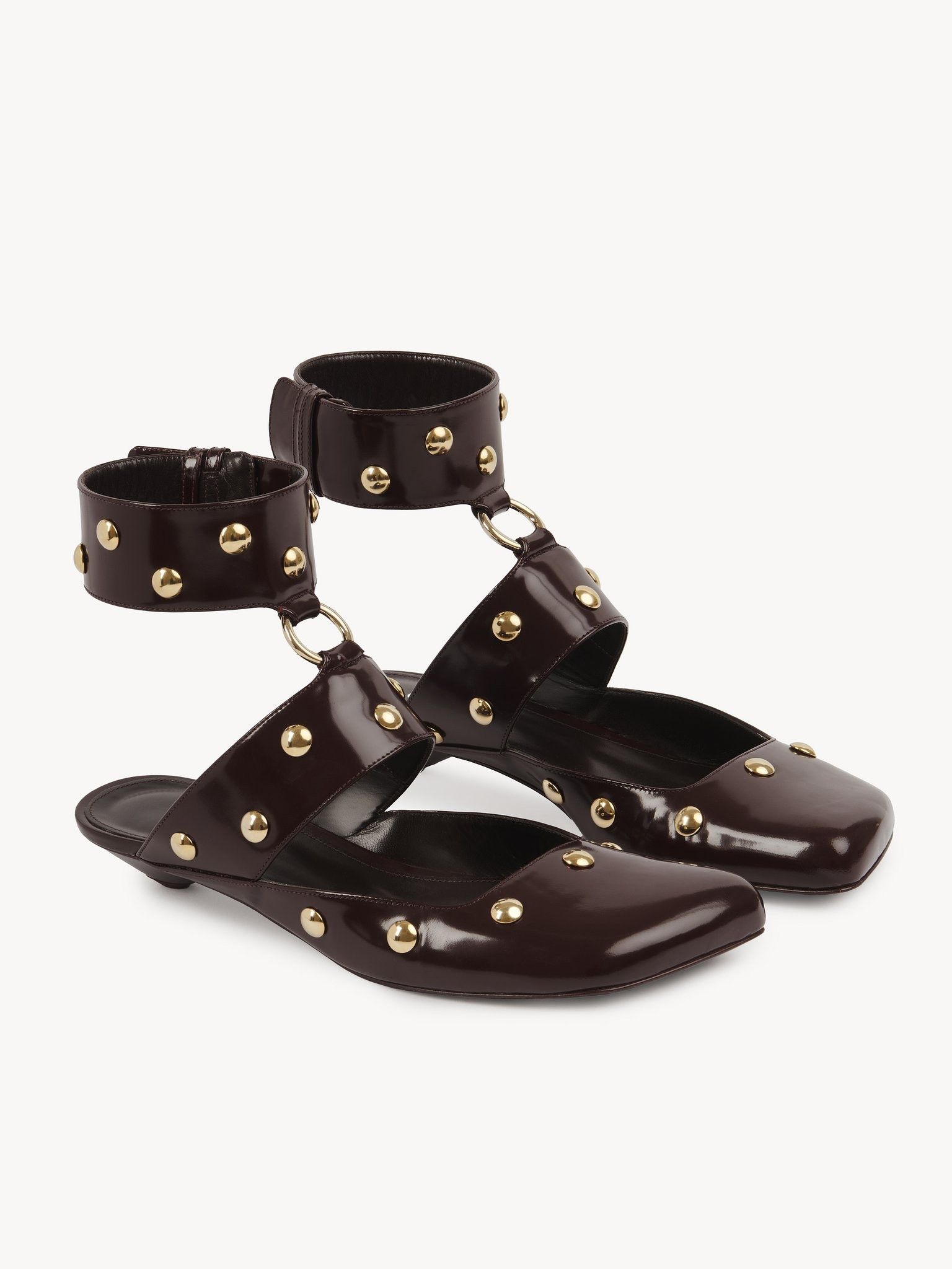 Chloe oc11z0525 Jade Sandals in Dark Brown Size US 8 / IT 38 - 3 Thumbnail