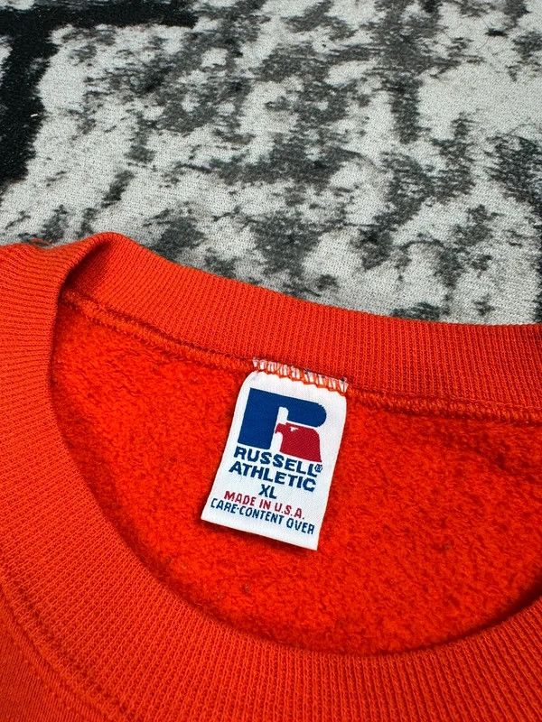 Other Russell XL usa boxy orange vintage crewneck sweatshirt Size US XL / EU 56 / 4 - 5 Thumbnail