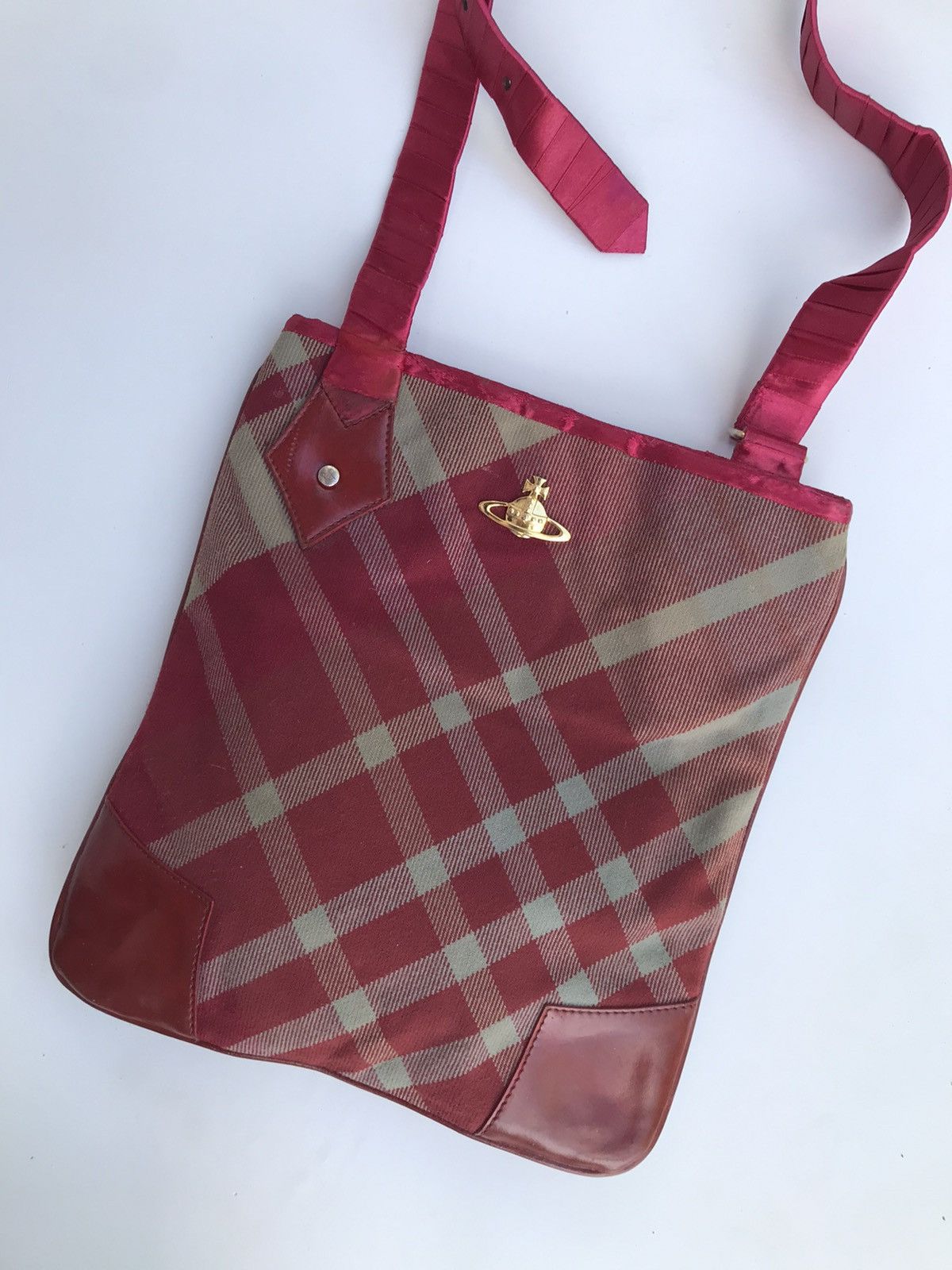 Vintage Vivienne Westwood Bag Tartan Size ONE SIZE - 2 Thumbnail