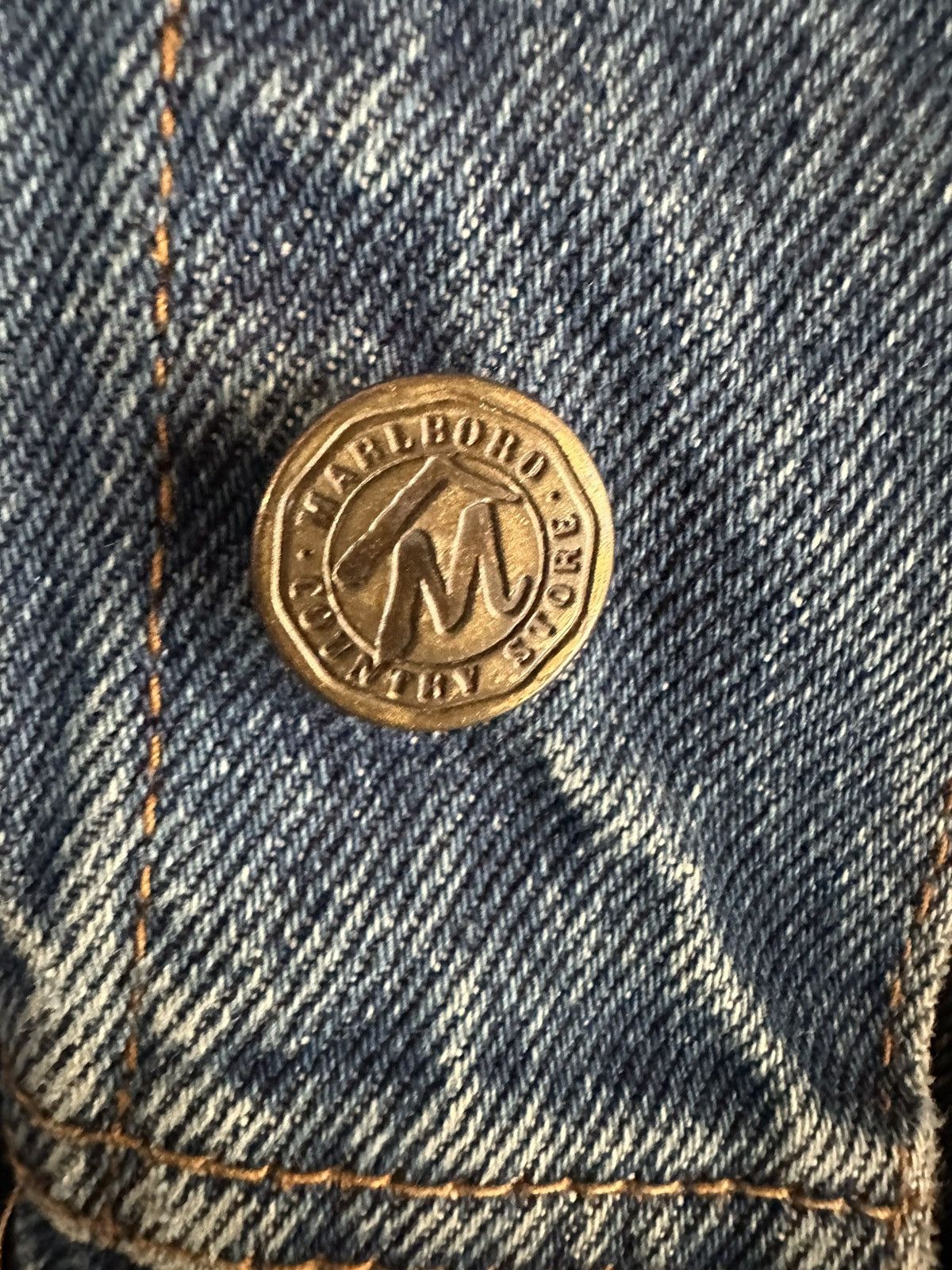 Marlboro Classics × Vintage Vintage Marlboro Denim Jacket Size US S / EU 44-46 / 1 - 4 Thumbnail