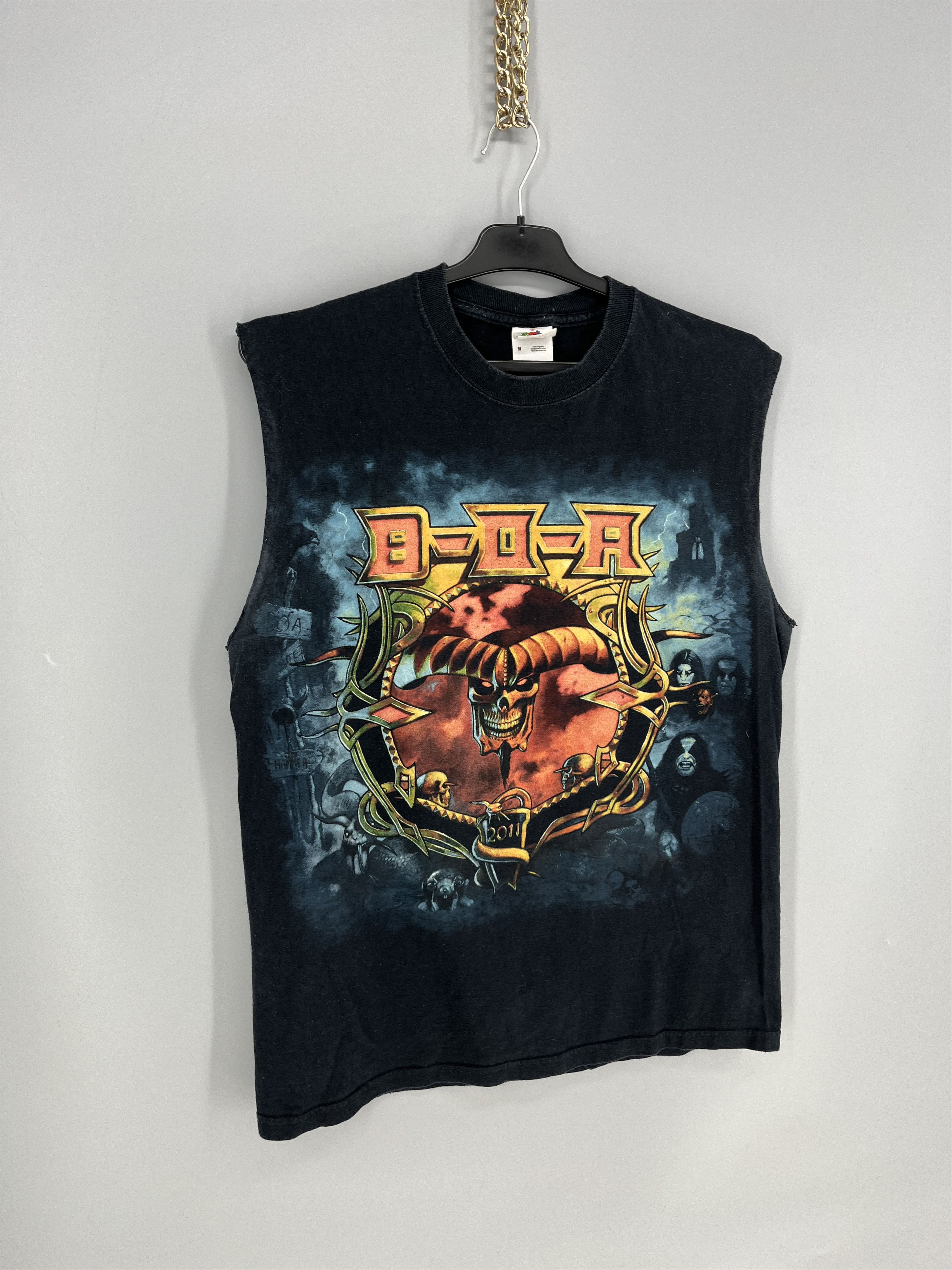 Band Tees DOA Dead On Arrival 2011 Bloodstock Metal Music Top T Shirt Size US M / EU 48-50 / 2 - 2 Thumbnail