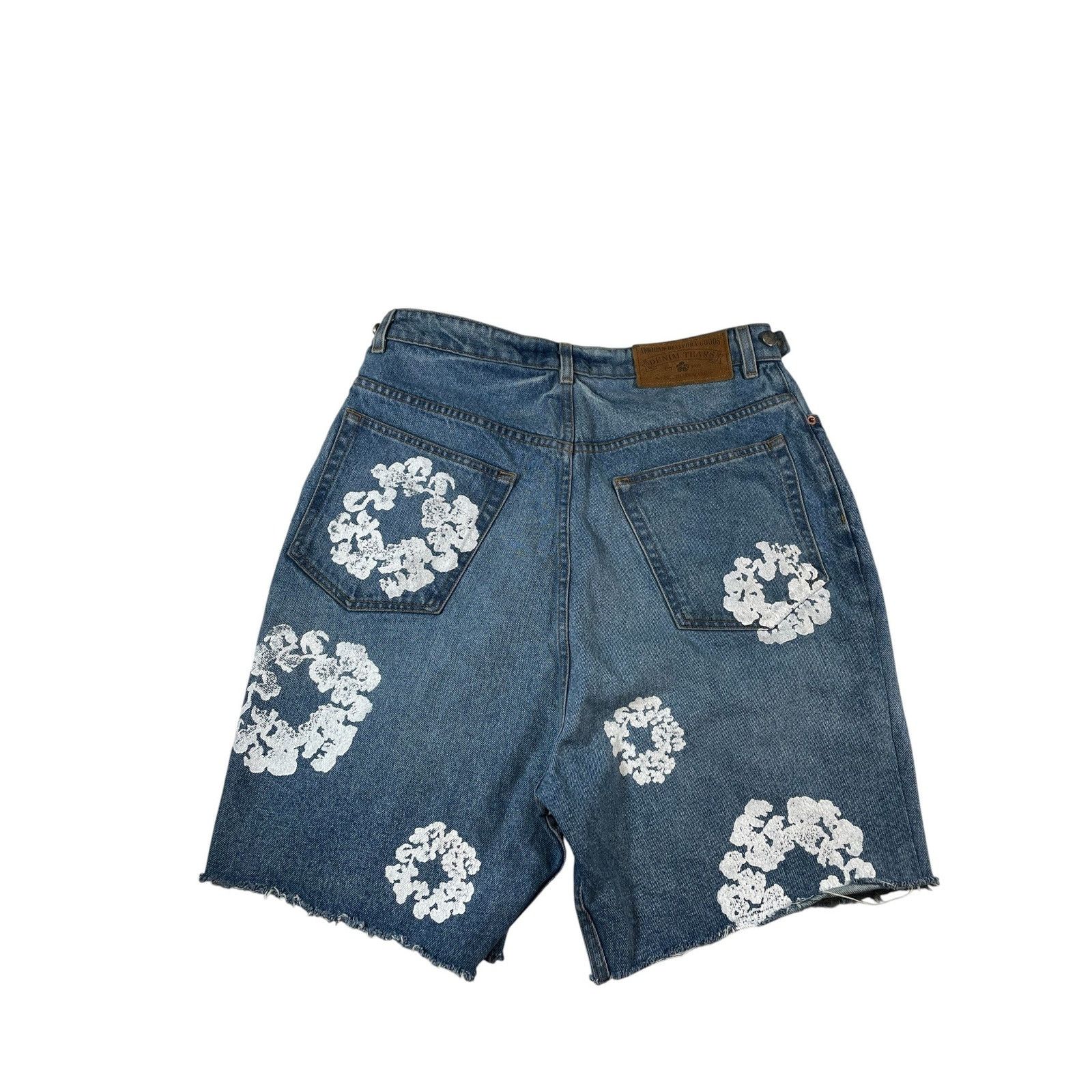 DENIM TEARS Denim Tears Light Wash Jean Shorts Size US 32 / EU 48 - 2 Thumbnail