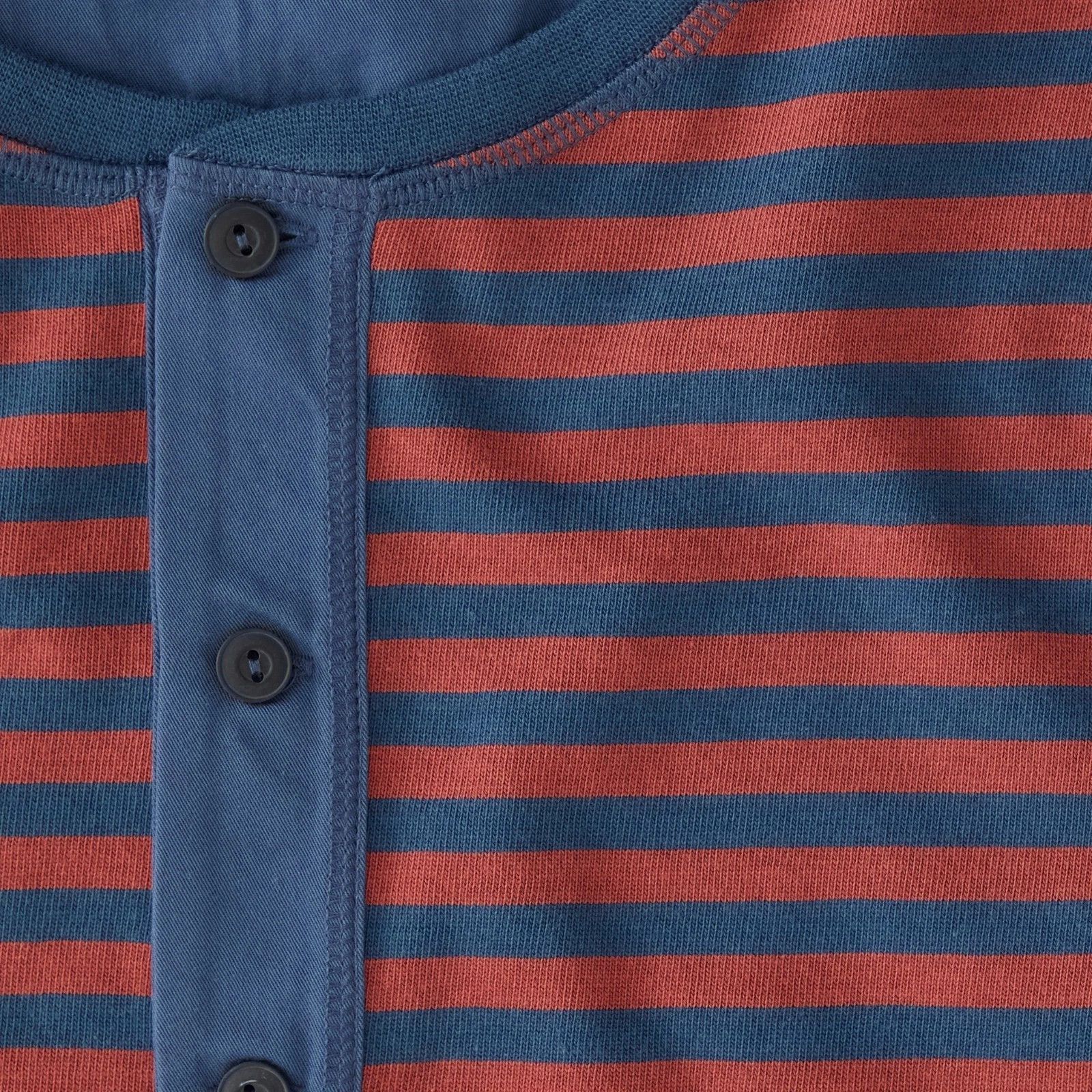 J. Peterman J Peterman Mens Size XL North Sea Red & Navy Henley EUC Size US XL / EU 56 / 4 - 3 Thumbnail