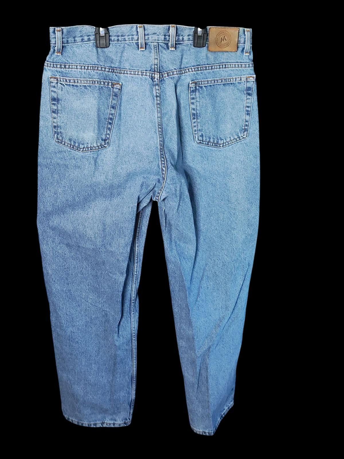 Other Members Mark Men's Light Blue Comfort Fit Jeans Size US 38 / EU 54 - 6 Thumbnail