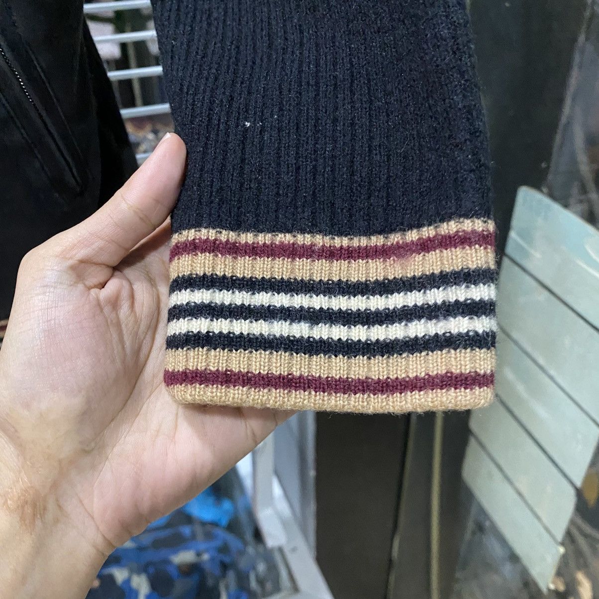 Black Label × Burberry Burberry x Black Label Black Basic Logo Knit Sweater Size US S / EU 44-46 / 1 - 6 Thumbnail
