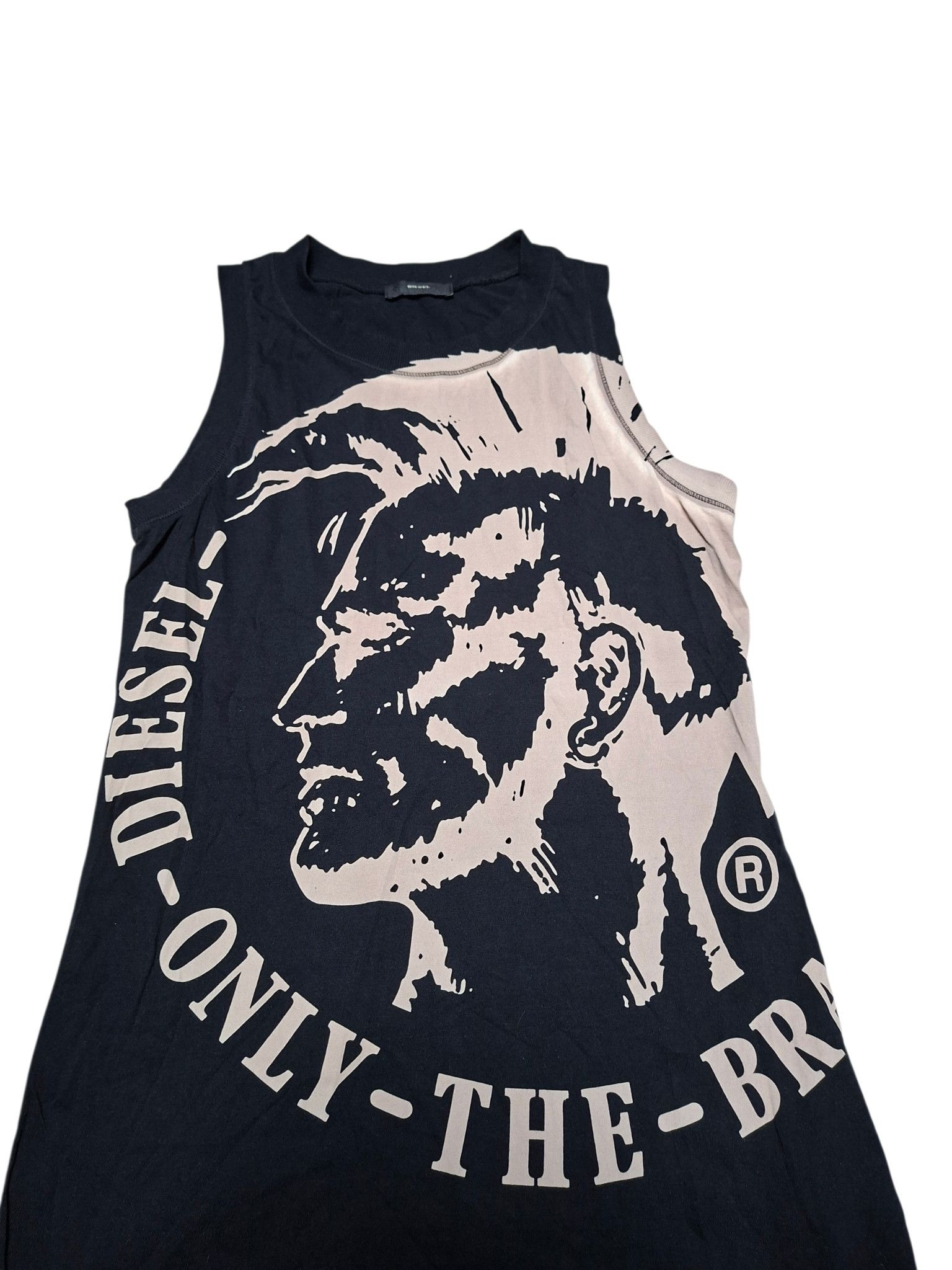 Diesel DIESEL VINTAGE BIG LOGO AVANT GARDE SLEVELESS TEE Size US S / EU 44-46 / 1 - 2 Thumbnail