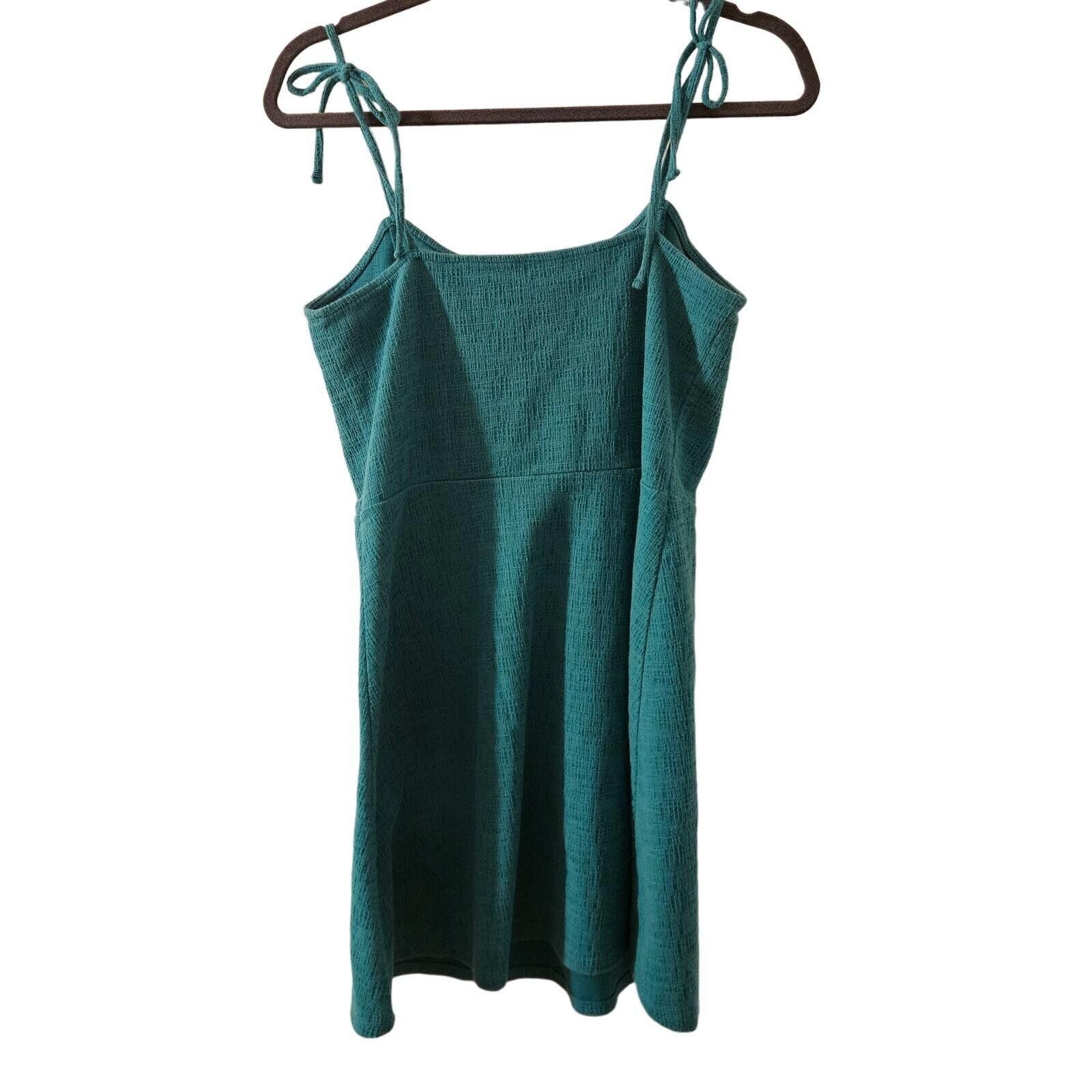 Arizona Jean Co. Arizona Jean Co Fit & Flare Skater Dress Teal Size Large Size L / US 10 / IT 46 - 3 Thumbnail