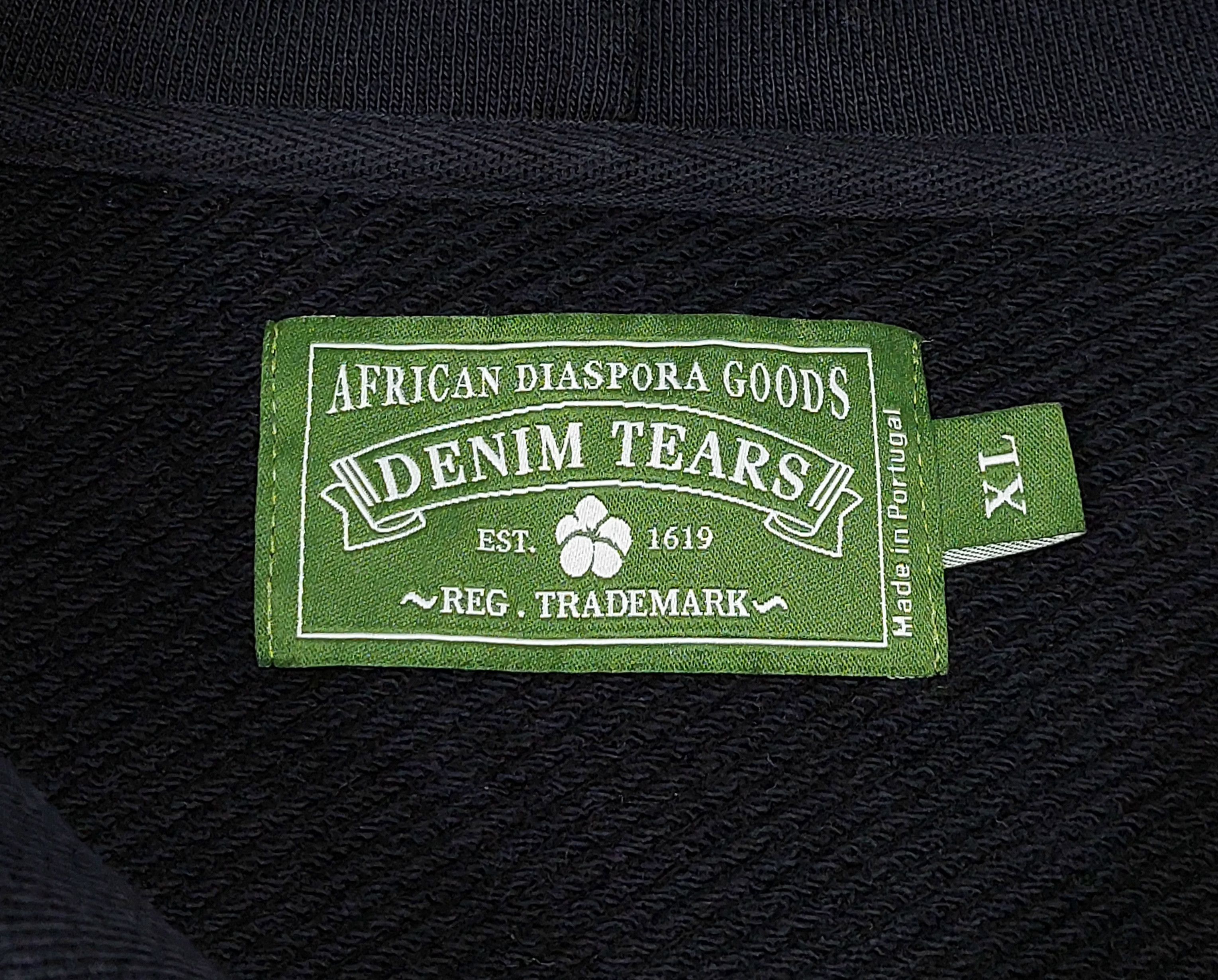 DENIM TEARS cotton wreath zip hoodie - black XL Size US XL / EU 56 / 4 - 3 Thumbnail