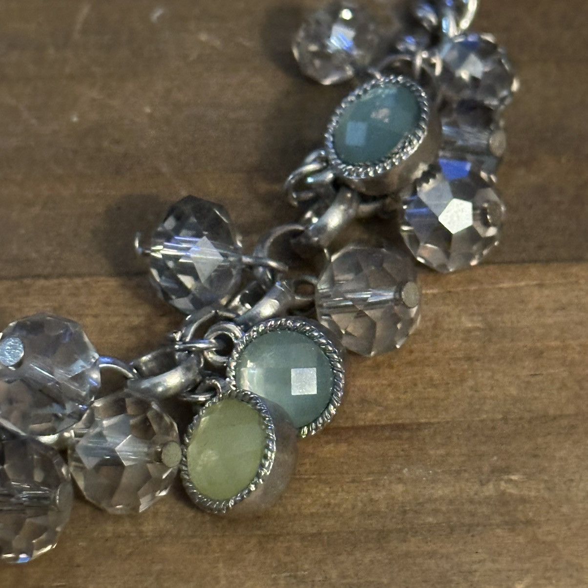 Vera Wang Simply Vera Vera Wang silver tone cluster bead necklace Size ONE SIZE - 5 Thumbnail