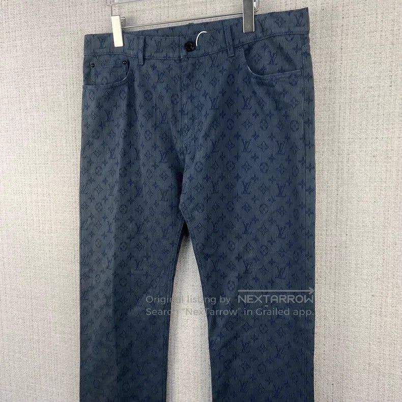 Louis Vuitton Louis Vuitton Logo Full Zip Side Pocket Jeans Size US 36 / EU 52 - 2 Thumbnail
