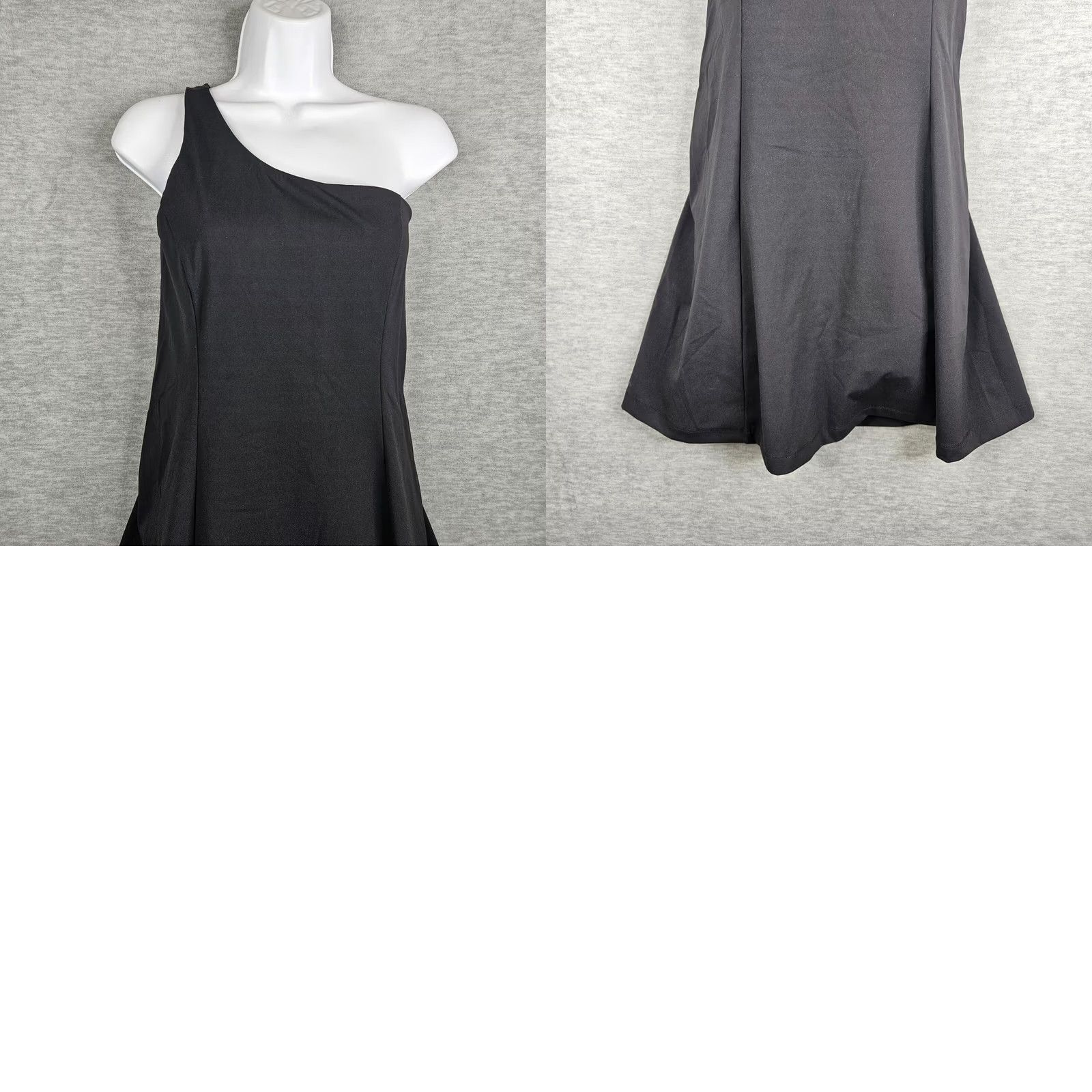 Outdoor Voices Outdoor Voice Black One Shoulder Mini Women's Dress S Size Short Sleeveless Casual Holiday Style Dress Womens Size S / US 4 / IT 40 - 8 Thumbnail