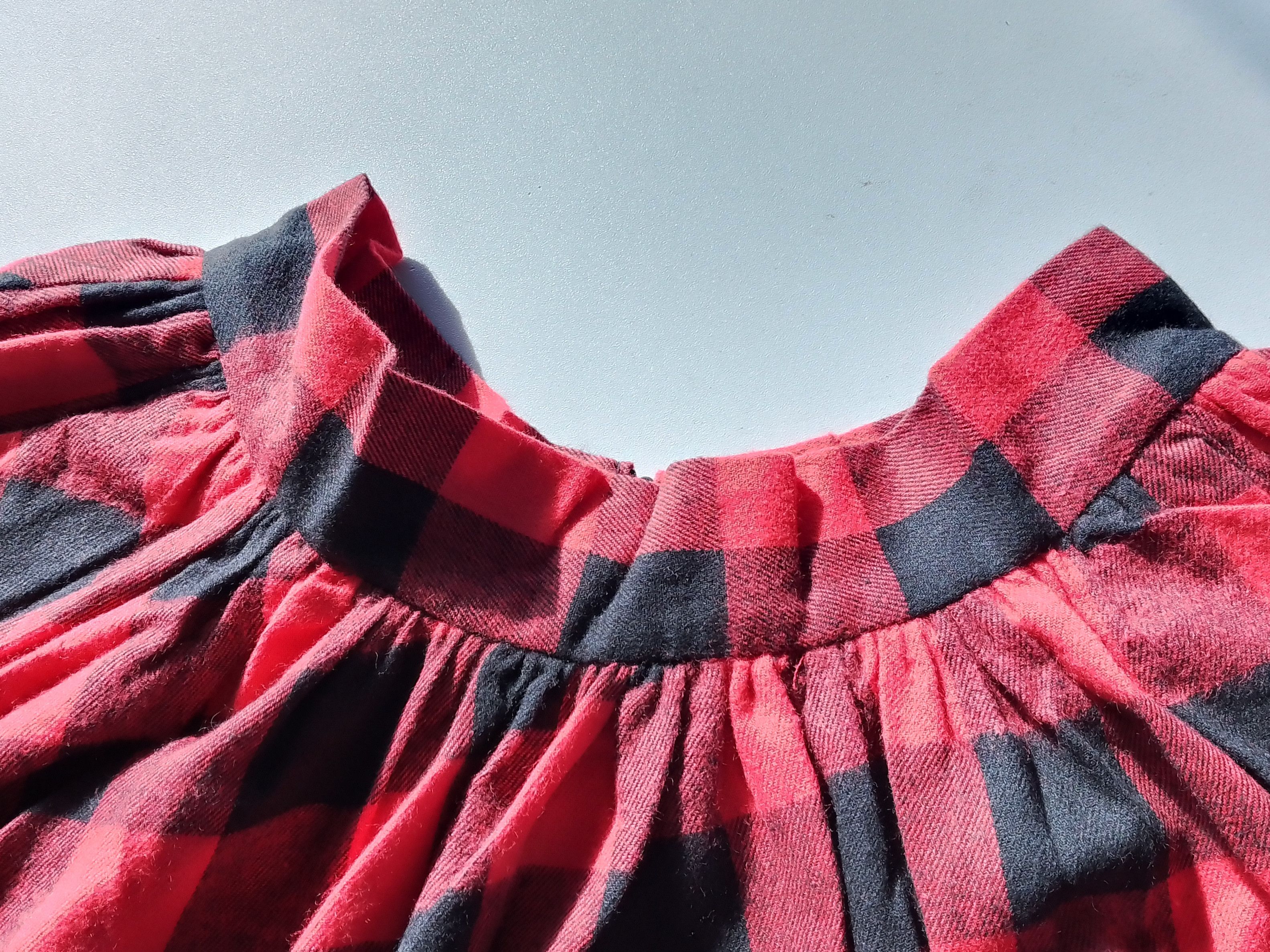 Other Flannel Vintage Plaid Circle Skirt - Knee Length Checked Size 34" / US 12 / IT 48 - 2 Thumbnail
