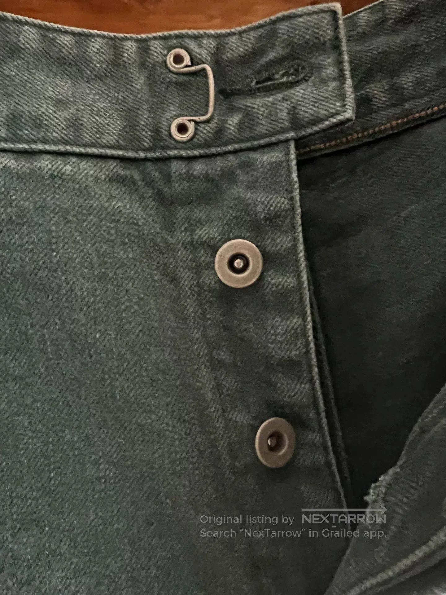 Visvim visvim vintage washed shorts in green. Size US 34 / EU 50 - 6 Thumbnail