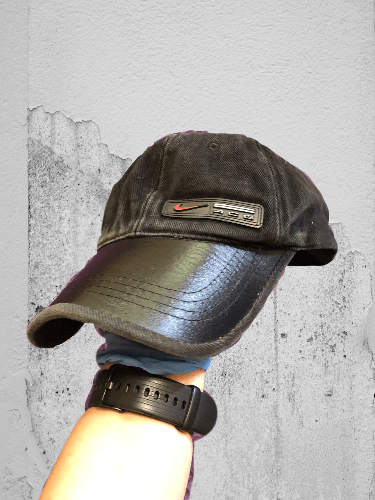 Nike Cap Nike Y2K Hats logo Vintage black streetwear Size ONE SIZE - 1 Thumbnail