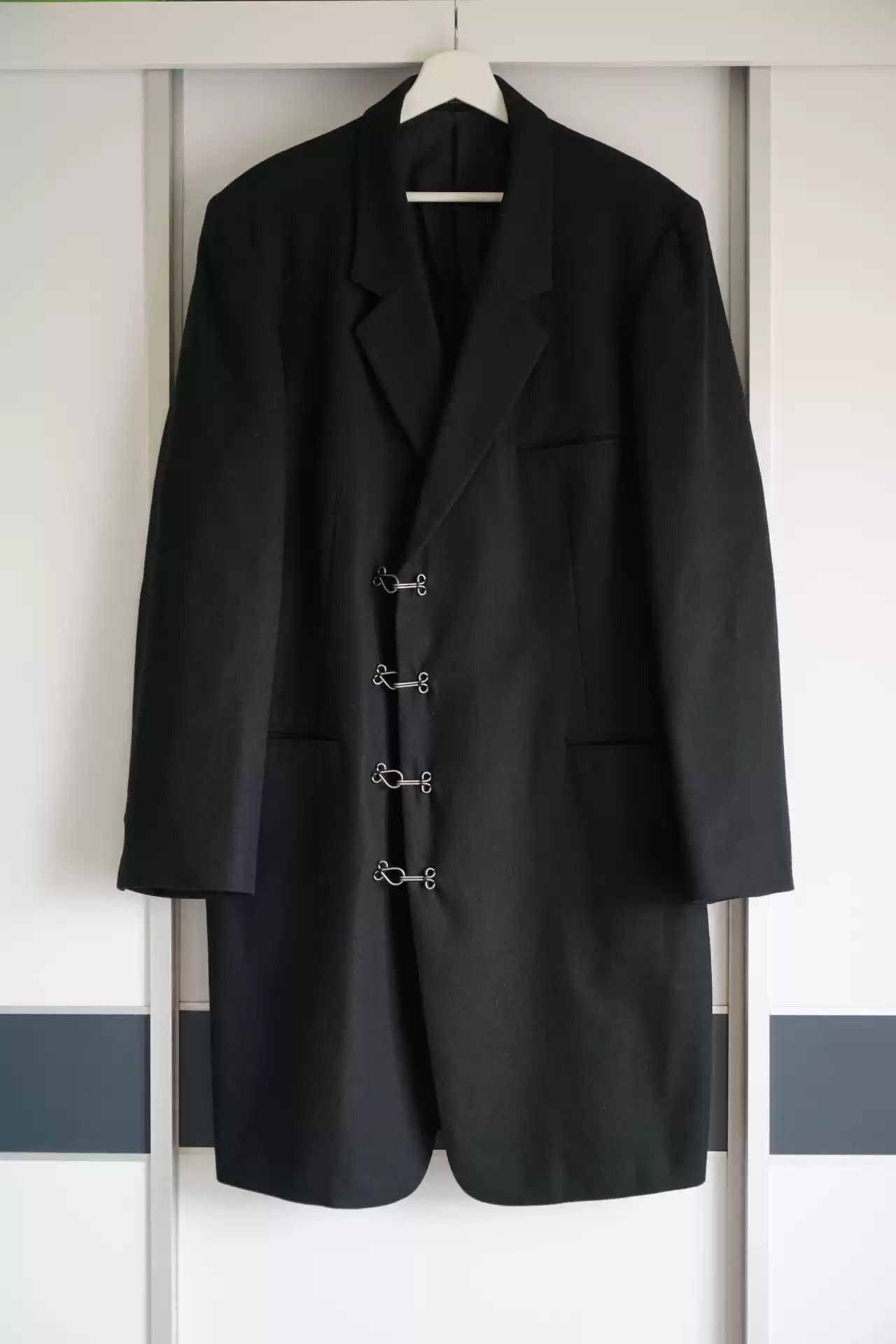 Yohji Yamamoto Yohji Yamamoto 99aw Musician's Four-hook Coat-2505 Size US M / EU 48-50 / 2 - 1 Thumbnail