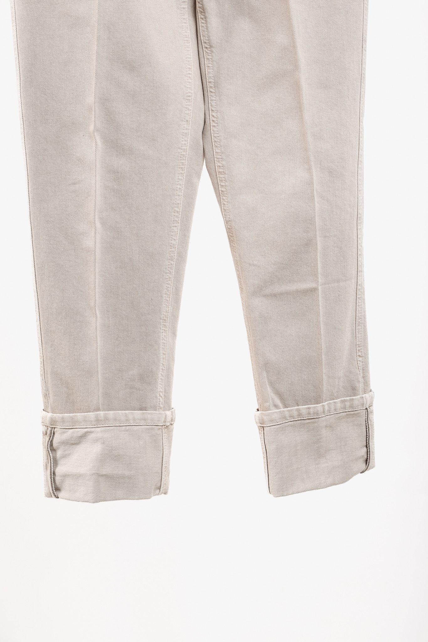 Brunello Cucinelli Brunello Cucinelli AW23 Monili-Bead Straight Leg Jeans Size 28" / US 6 / IT 42 - 6 Thumbnail