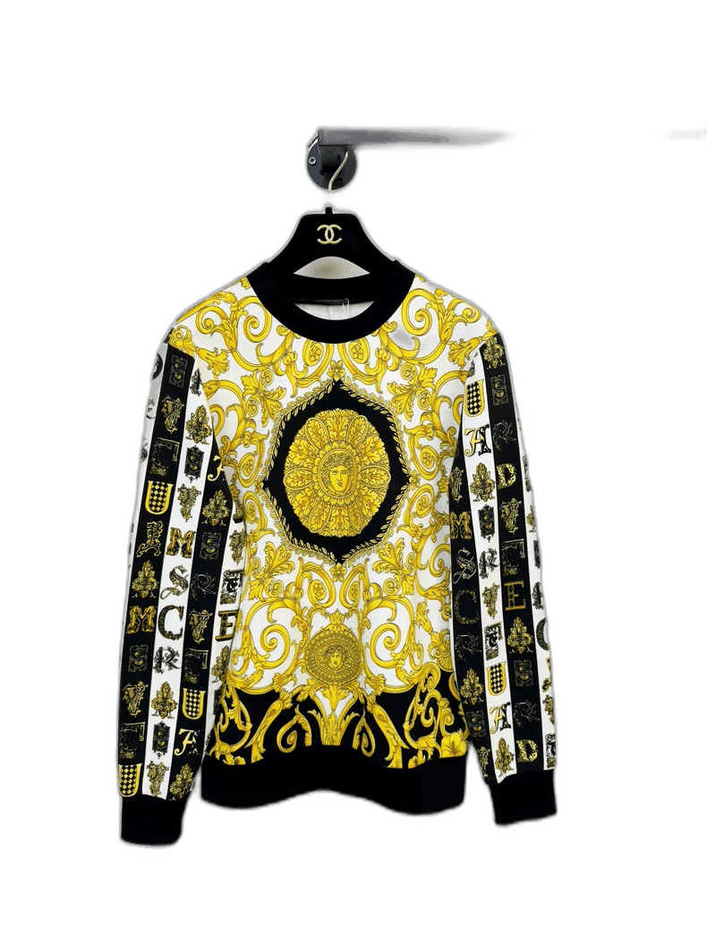 Versace Sweatshirt with Bold Gold Design