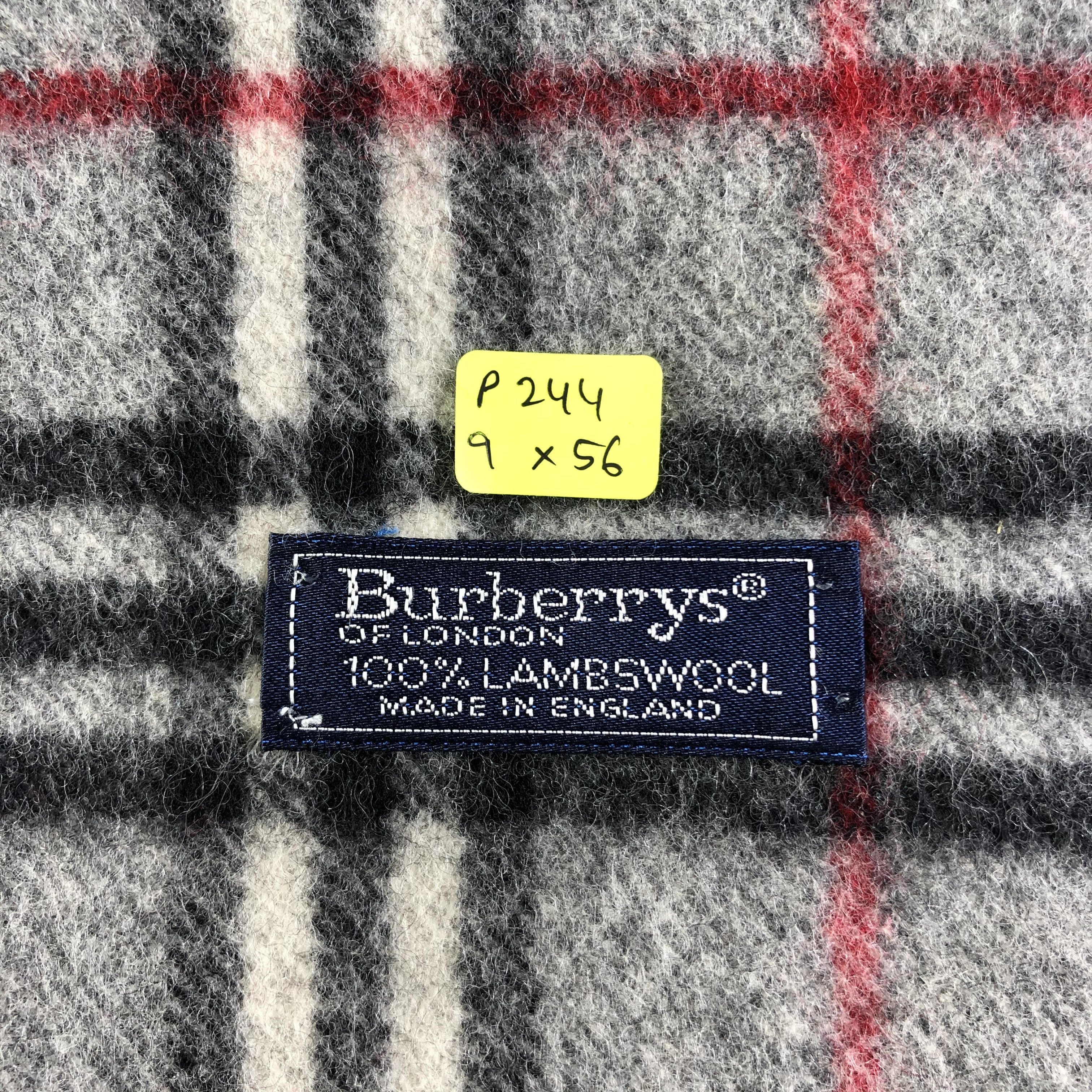 Burberry Burberrys Lambswool Scarf / Muffler / Neckwear Size ONE SIZE - 6 Thumbnail