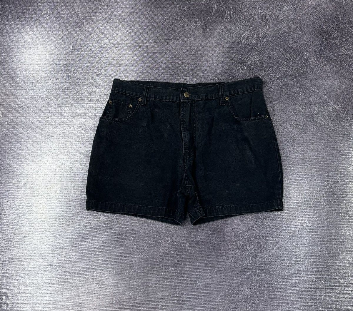 Levi's Vintage Levi’s 501 Y2K Hype Black Denim Shorts Jorts Size US 36 / EU 52 - 2 Thumbnail