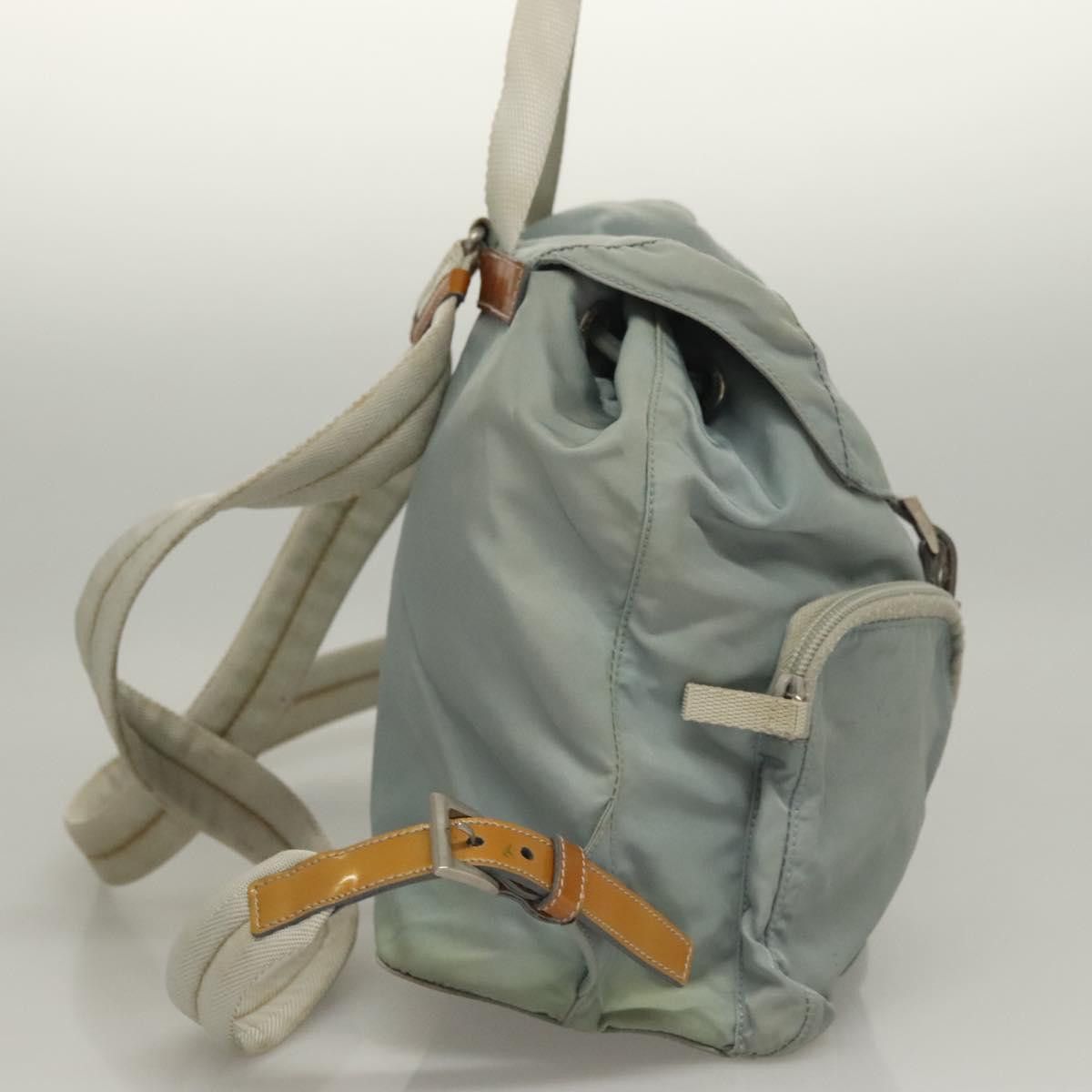 Prada PRADA Backpack Nylon Light Blue Silver Size ONE SIZE - 5 Thumbnail