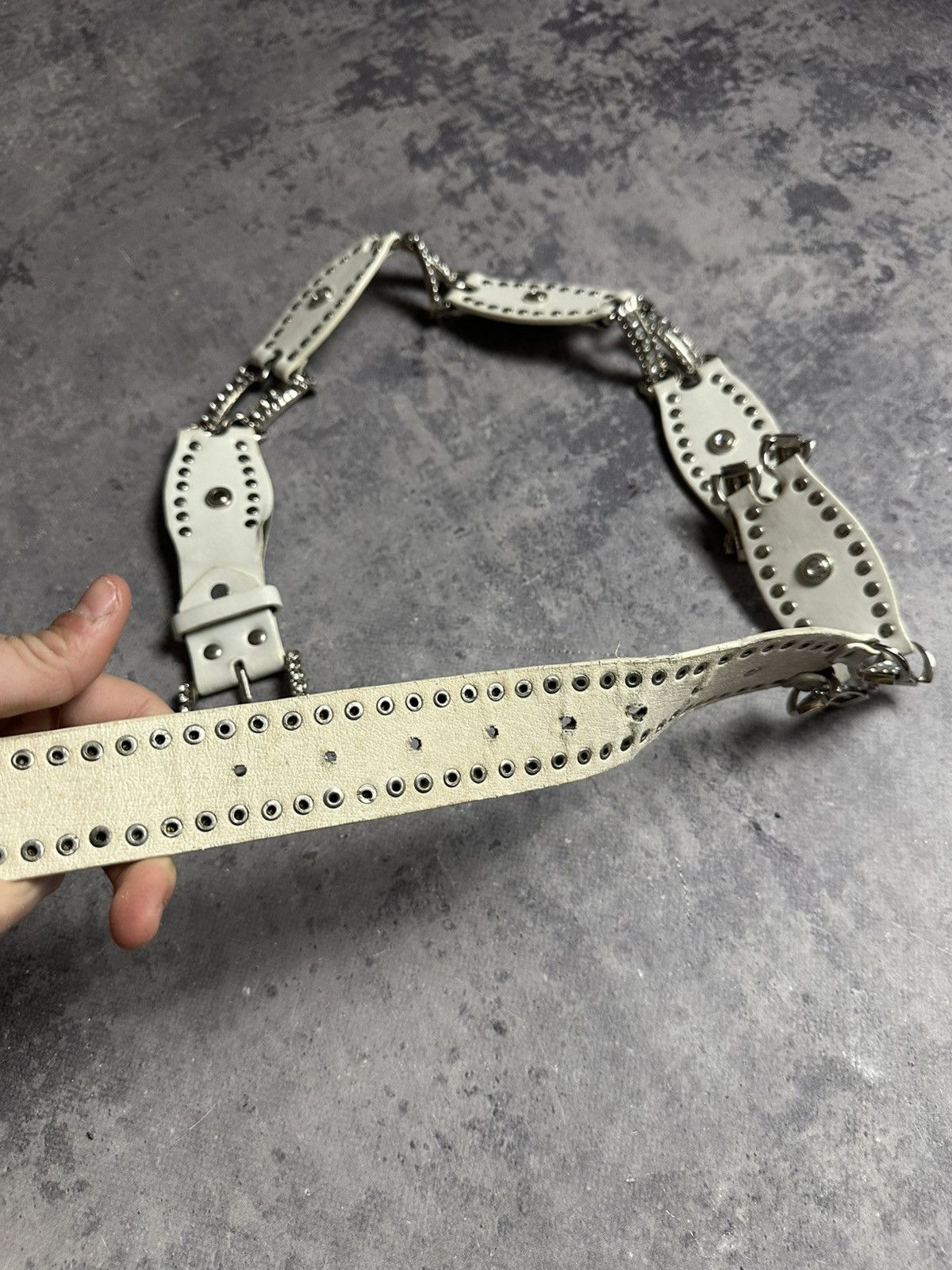 If Six Was Nine Vintage If Six Was Nine Style Belt Y2K White Size ONE SIZE - 5 Thumbnail