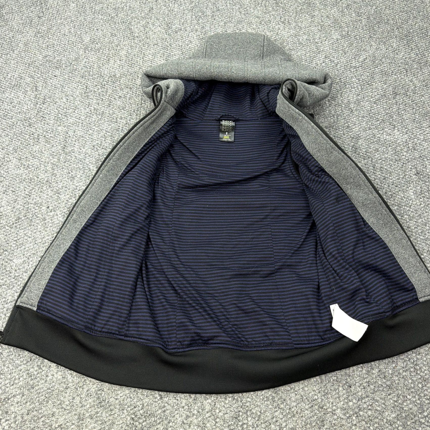 Burton VINTAGE Burton Vest Womens Small Gray Hooded DRYRIDE Zip Pockets WB Starr Snowboard Size S / US 4 / IT 40 - 6 Thumbnail
